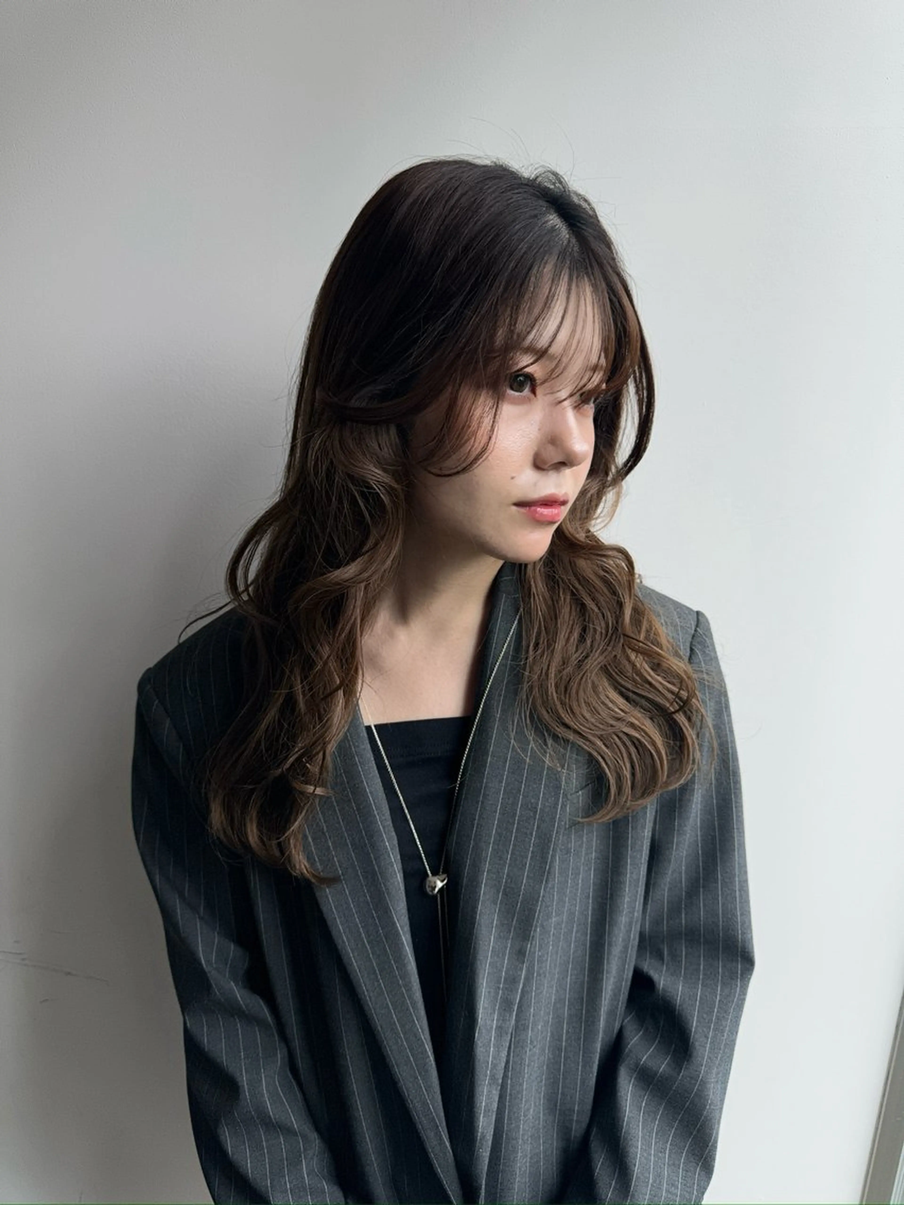 ロング カラー ヘアカラー 森田遥奈/透明感カラ ー/似合わせカットのヘアスタイル