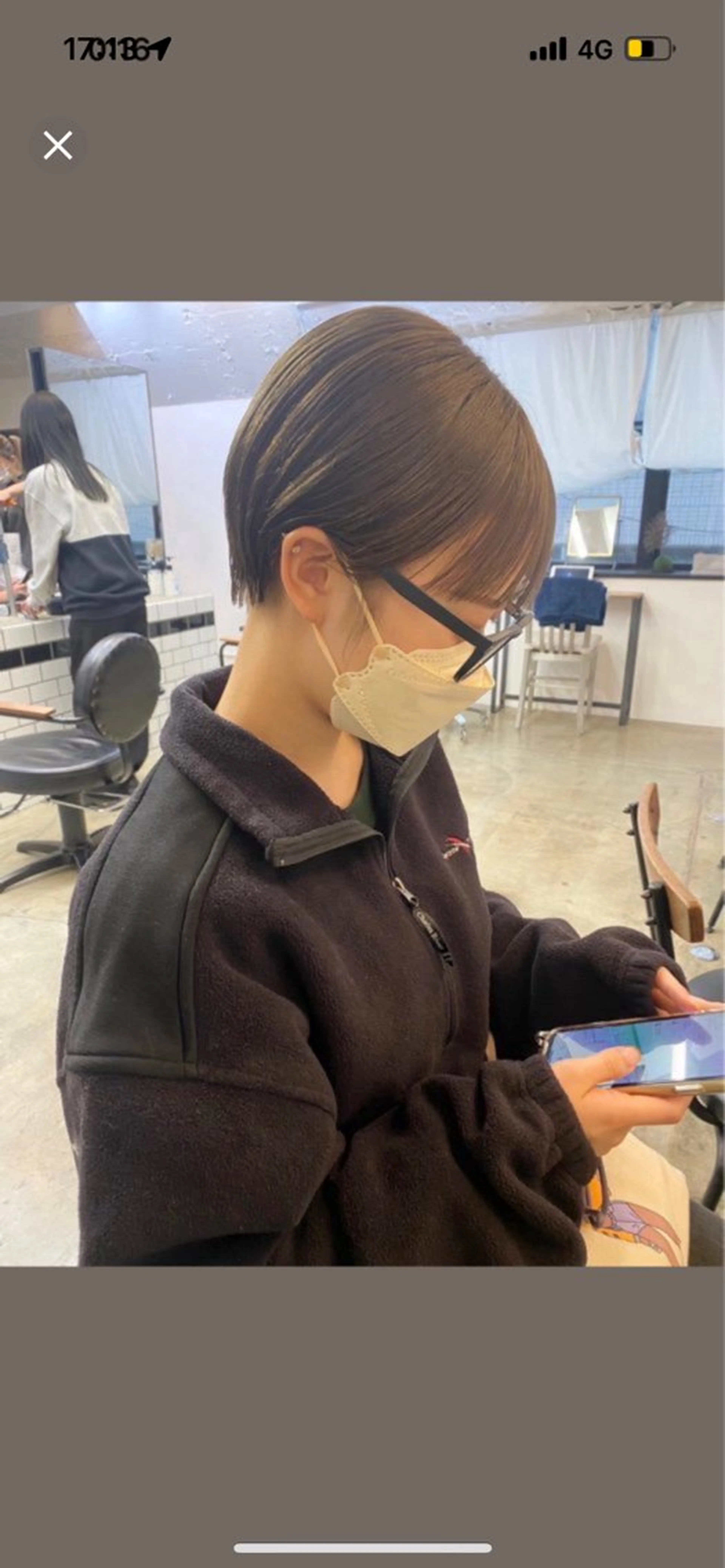 ショート 🌷ラベンダーピンク 顔まわり🌷ねいろのヘアスタイル