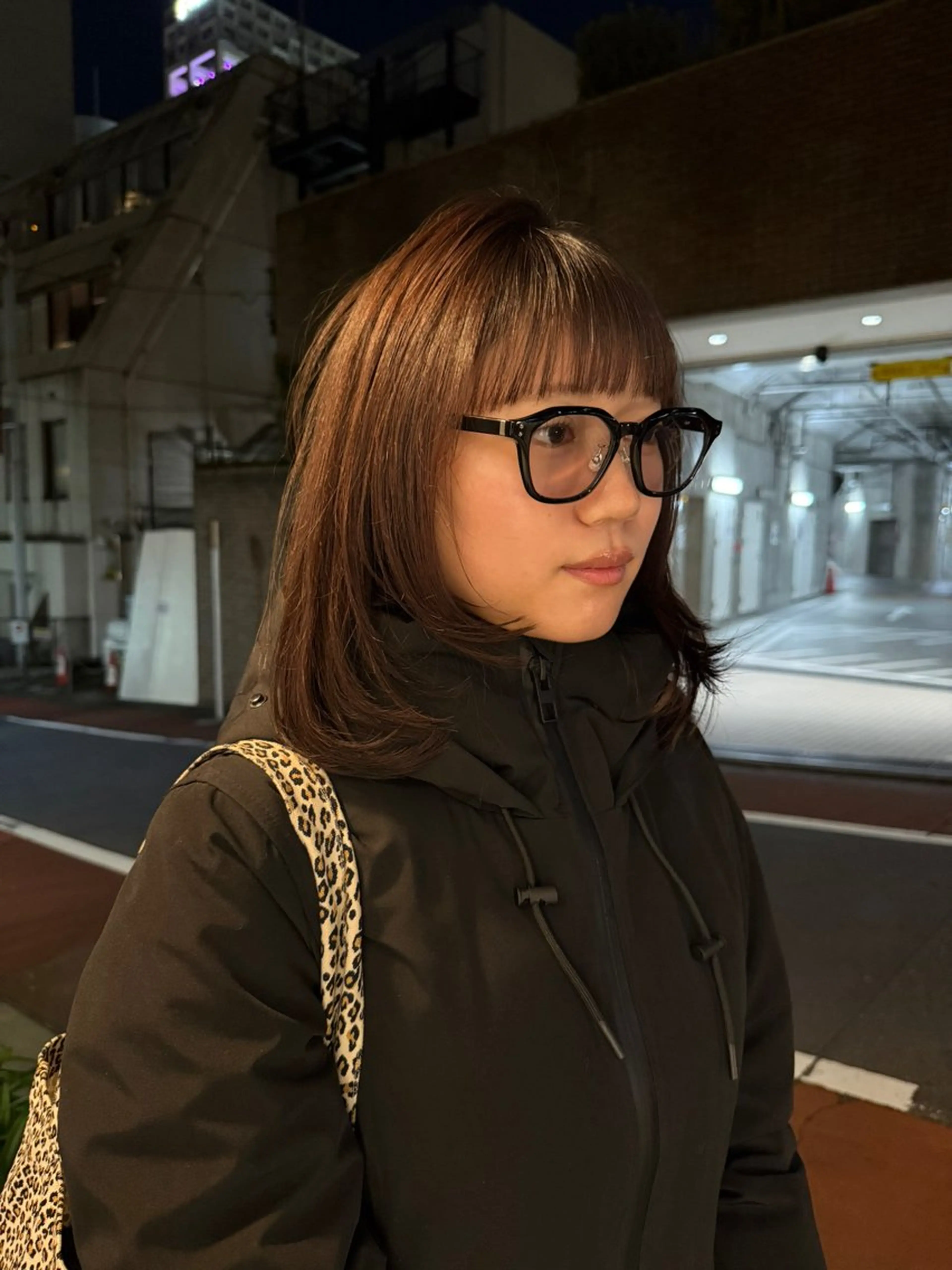 ミディアム カラー カット ヘアカラー パーマ/ボブ /レイヤー チヒロのヘアスタイル