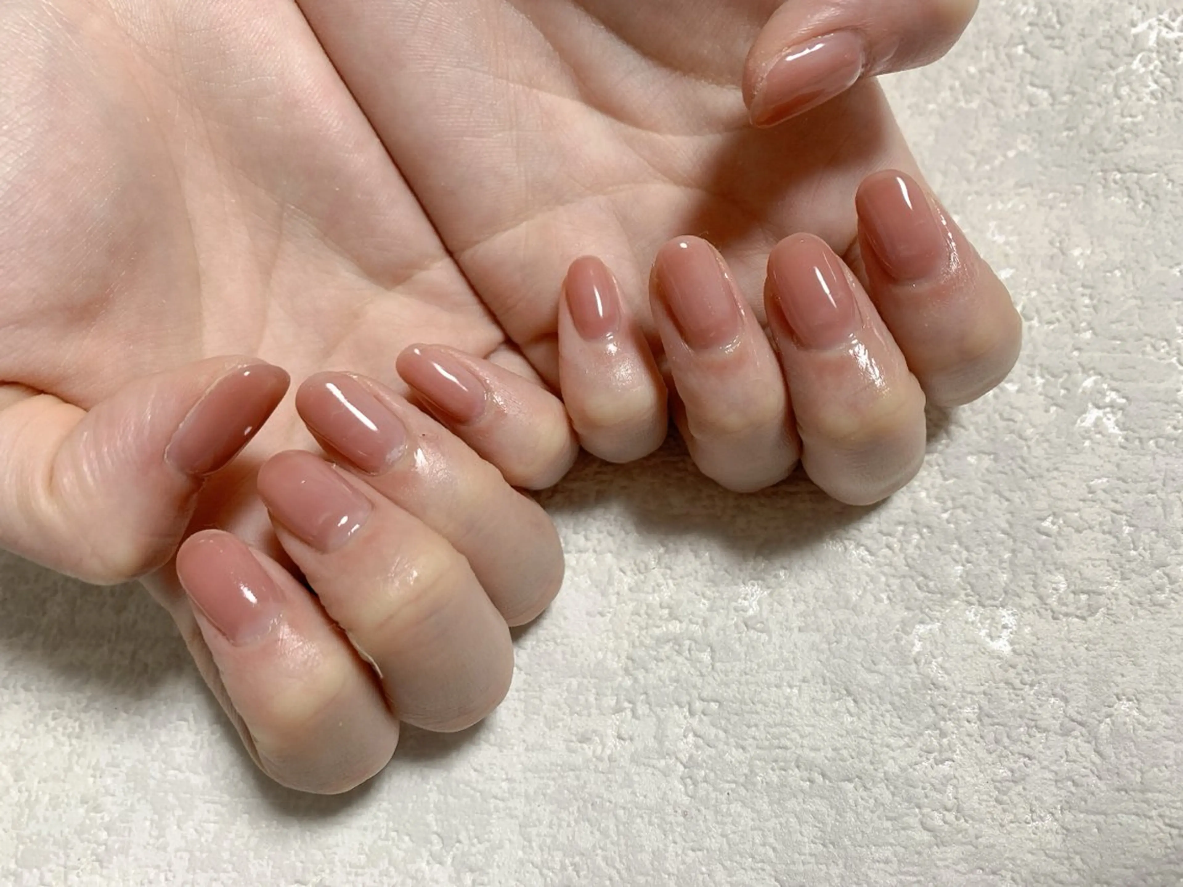 ネイル ジェルネイル 韓国ネイル メンズネイル ワンカラーネイル パラジェル kiki nail たまプラーザのネイルデザイン