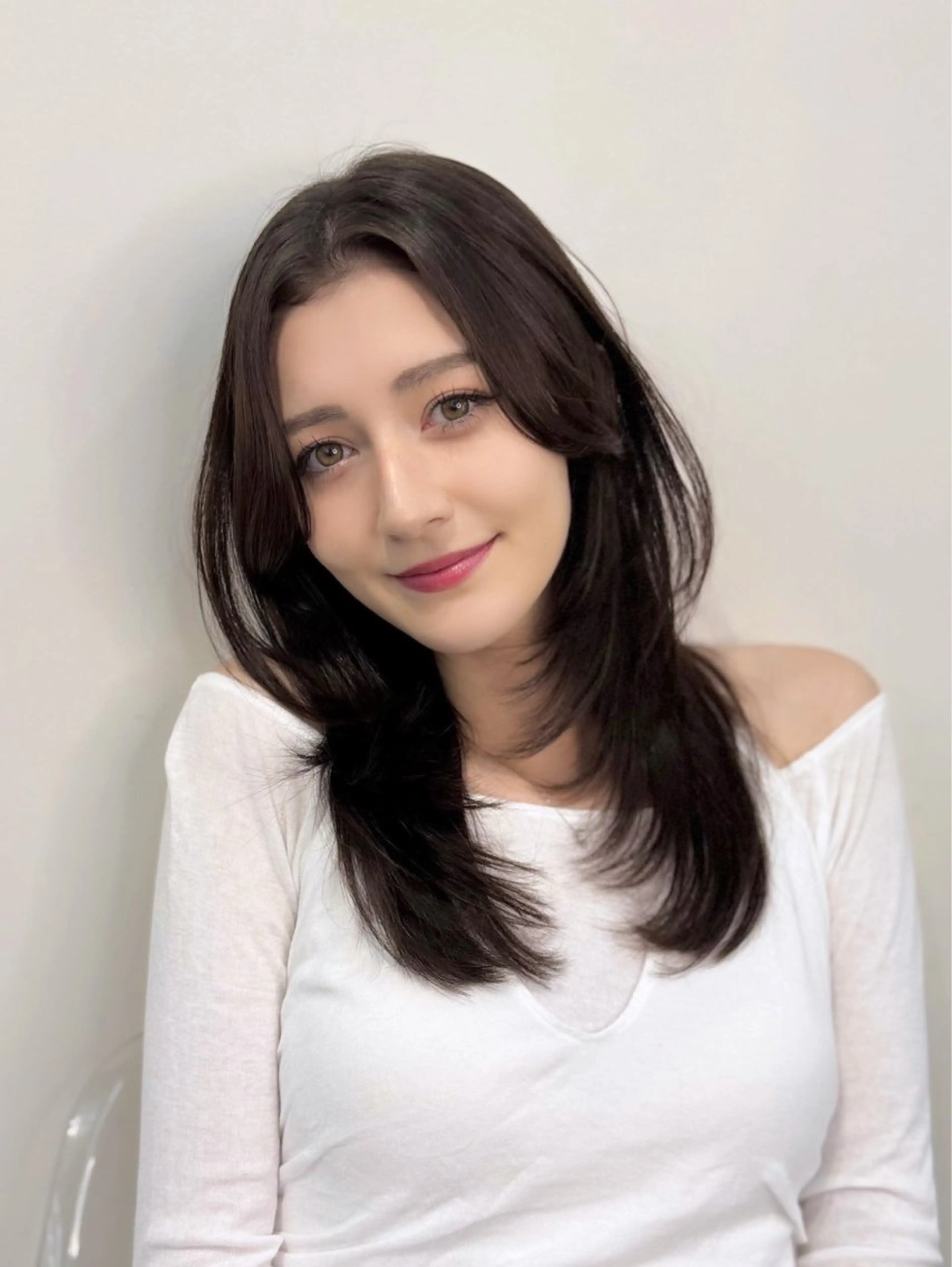 セミロング カラー カット ヘアカラー トリートメント 🦋韓国系指名No1 店長/圓山 祐也🦋のヘアスタイル