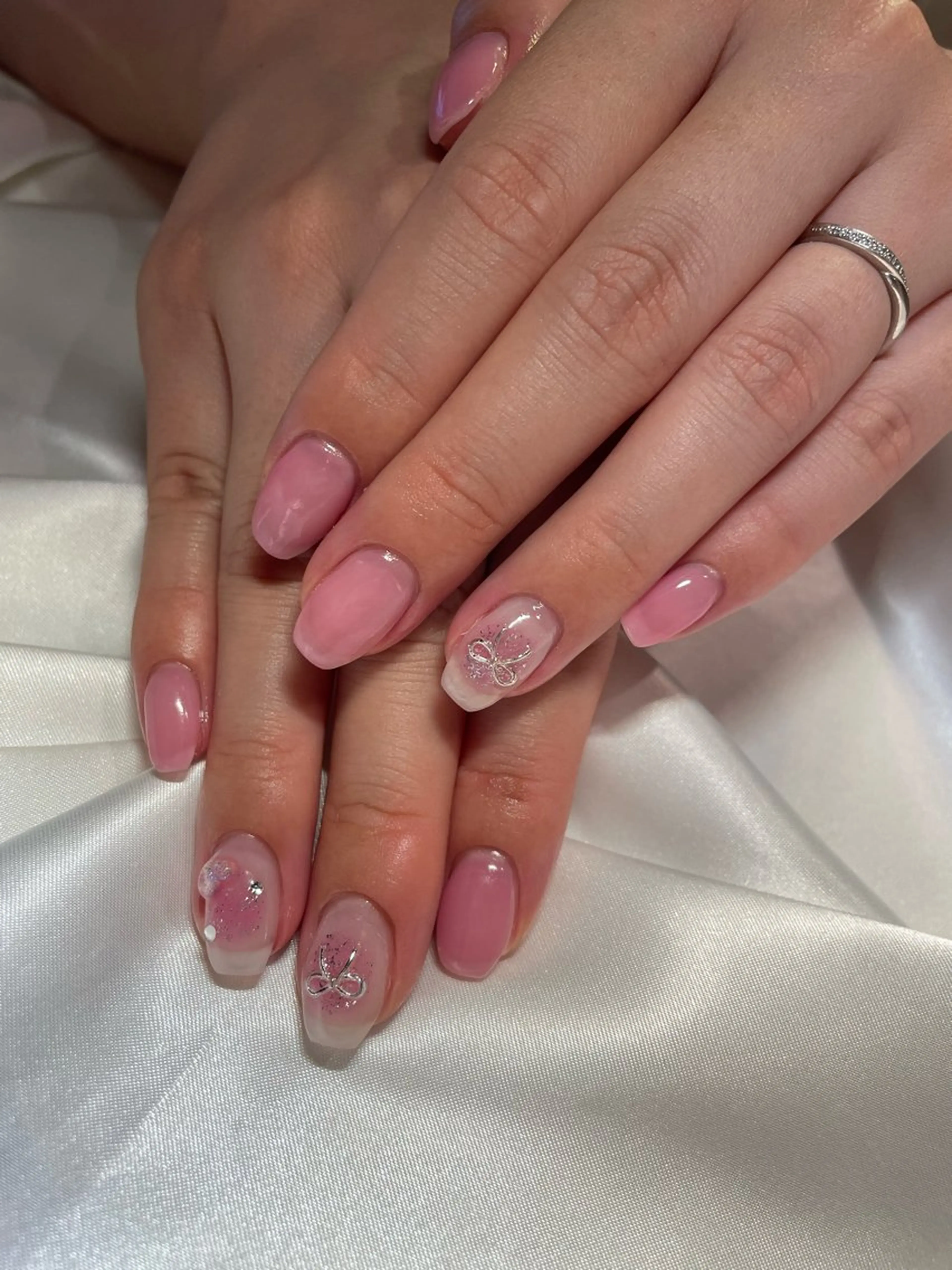 ネイル チークネイル ハンドネイル ROPE nail ロペネイルのネイルデザイン