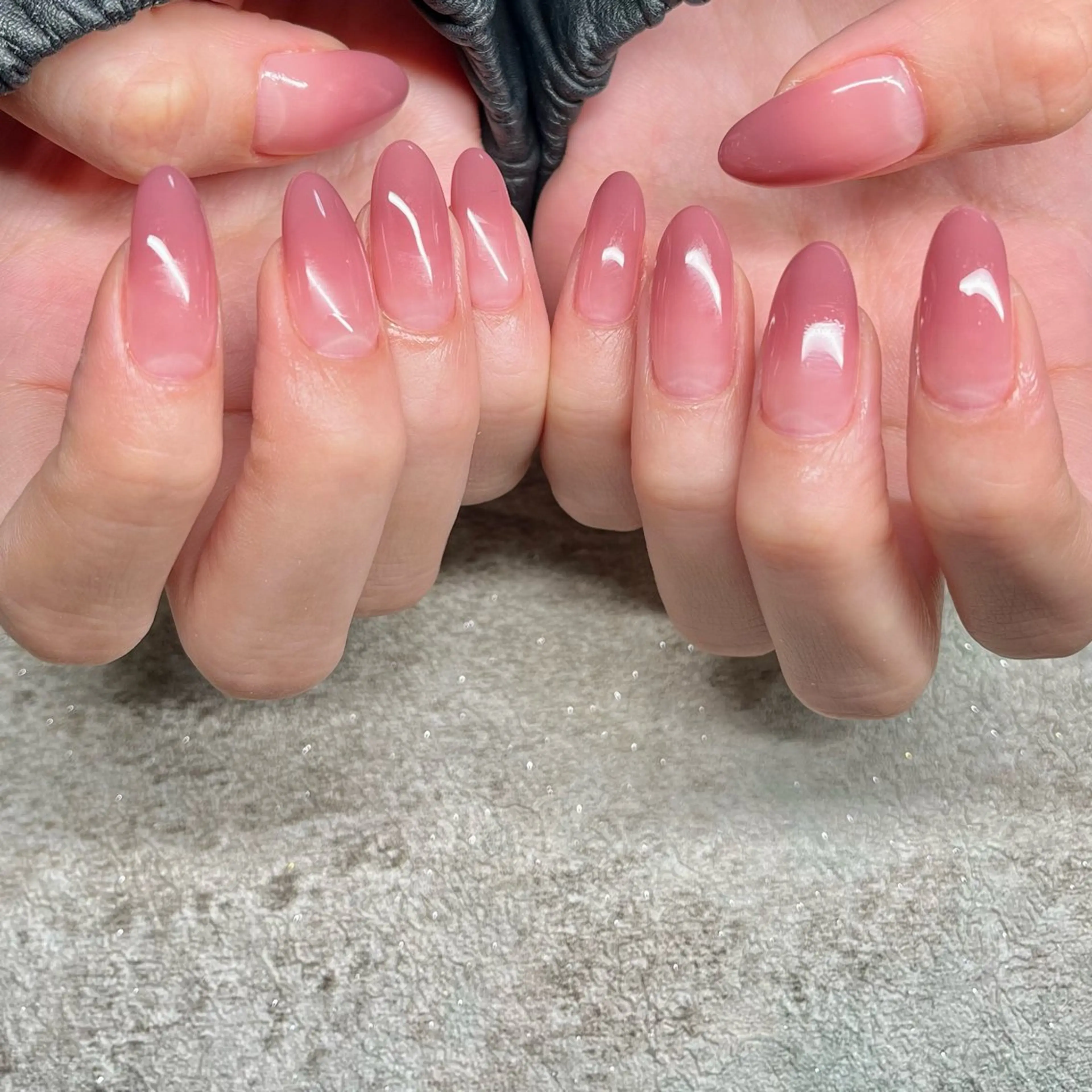 ネイル グラデーション ハンドネイル フットネイル joie ange rinna上本町のネイルデザイン