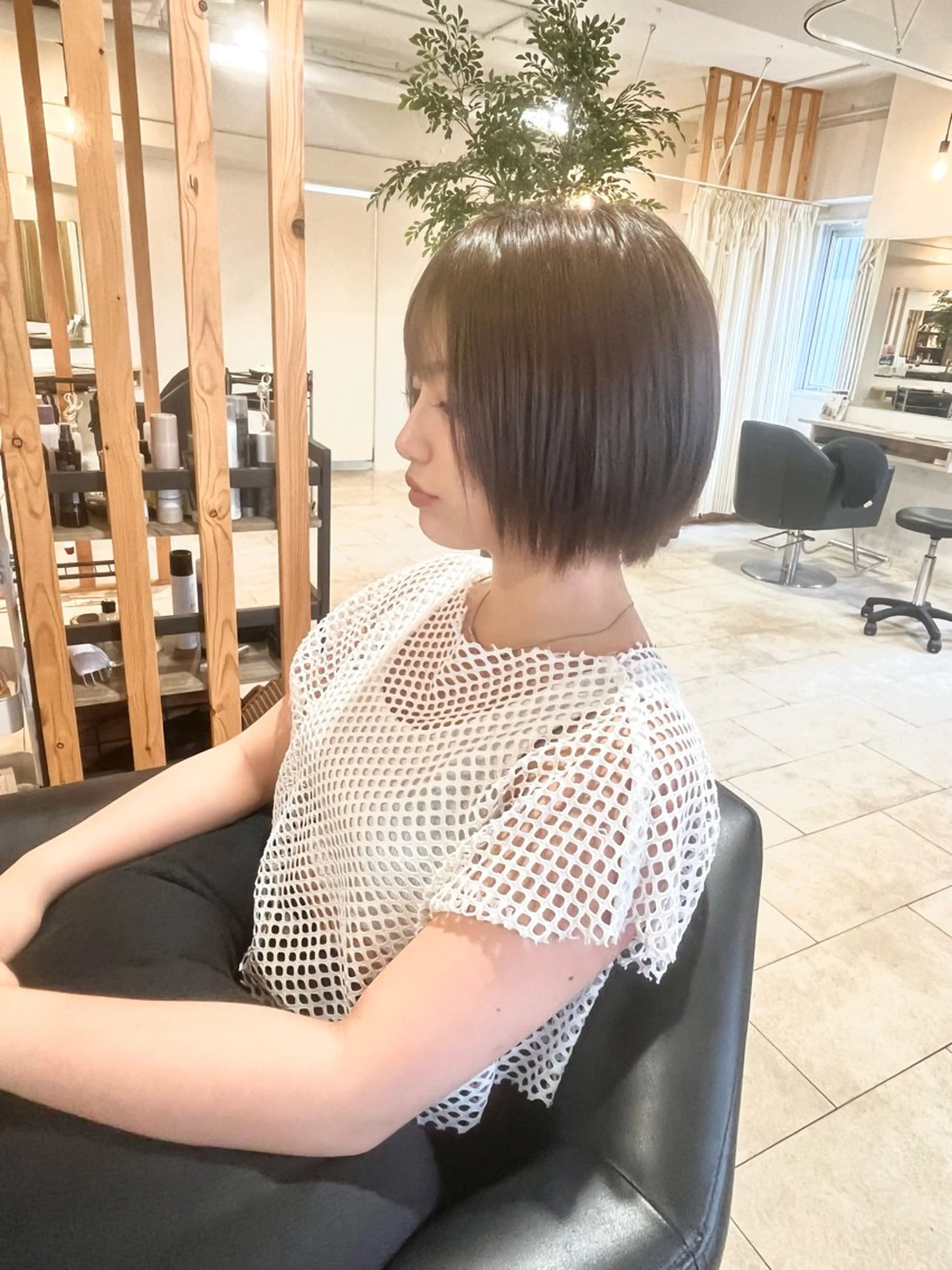 ショート カラー オリーブグレー 酒井 裕太郎のヘアスタイル