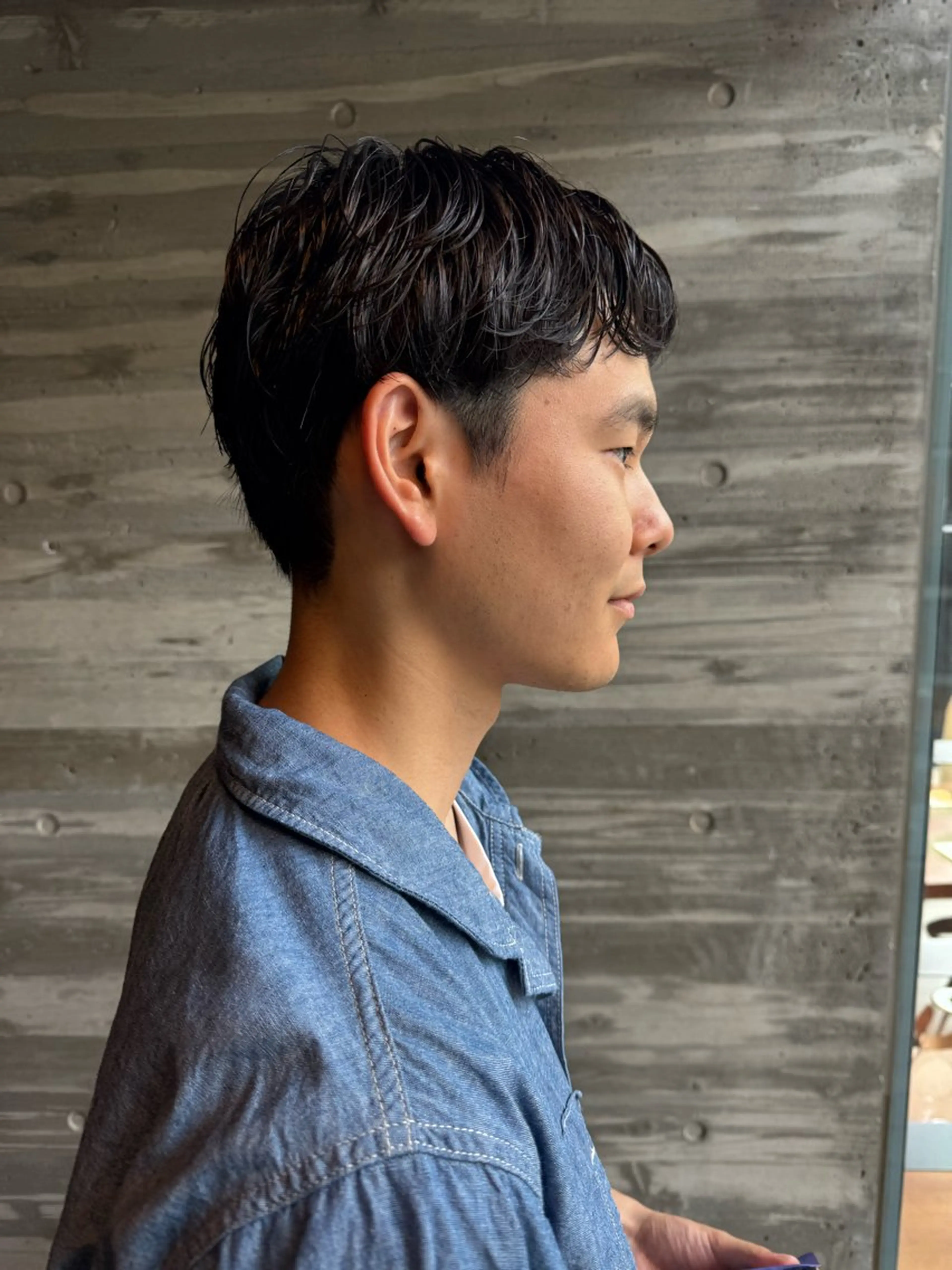 メンズ カット パーマ 大人可愛い♡コテ巻き パーマ🌼杉田 萌恵のヘアスタイル