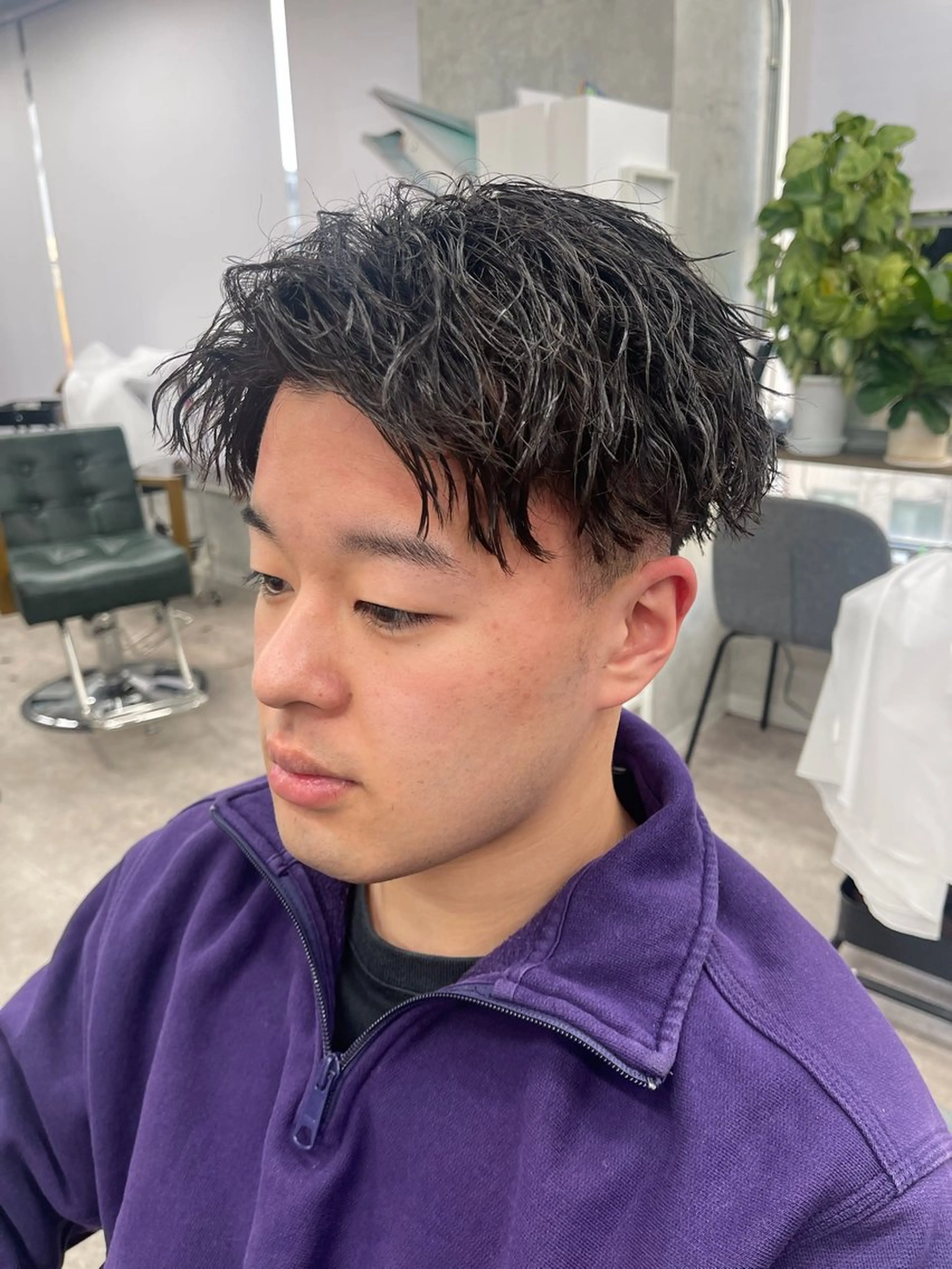 ショート パーマ メンズ カット パーマ ✨メンズ支持率no1 野上✨のヘアスタイル