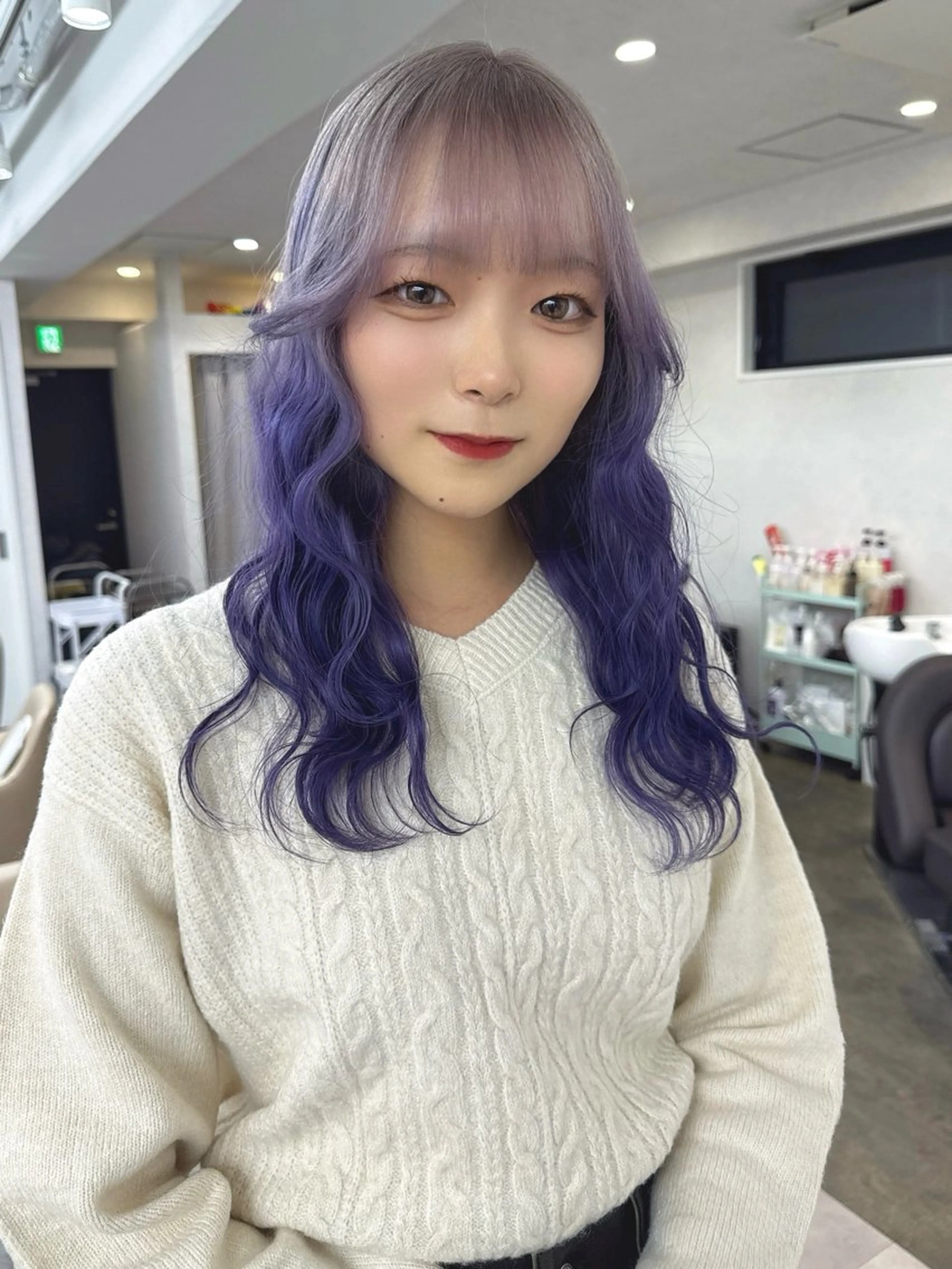 🍀新規様限定ミニモ学割🍀ダブルカラー(ブリーチ+カラー)の写真