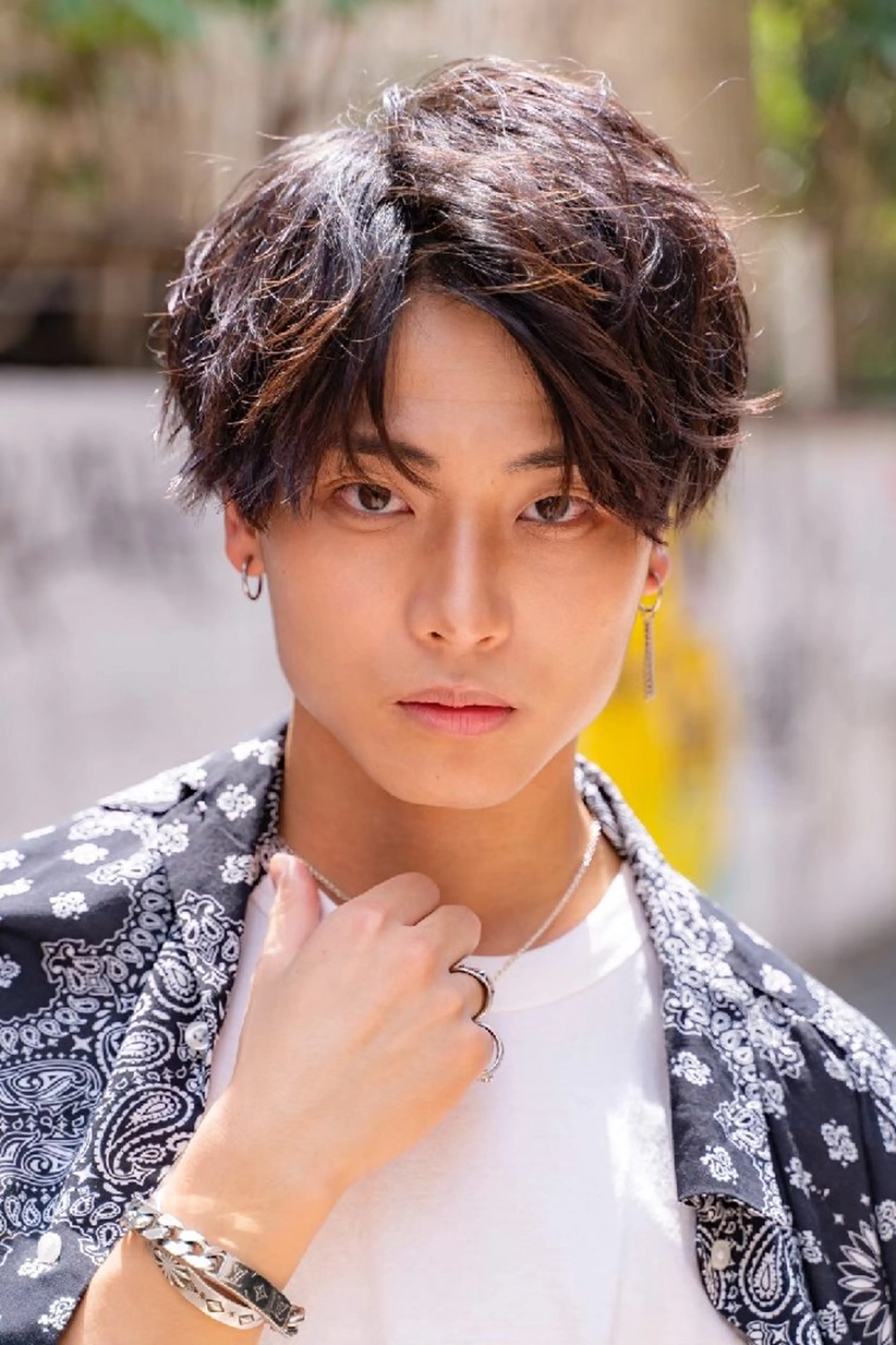 ショート カラー パーマ メンズ ヘアアレンジ カット パーマ トリートメント 【毛流れヘア】 人気No.1/ユウキのヘアスタイル