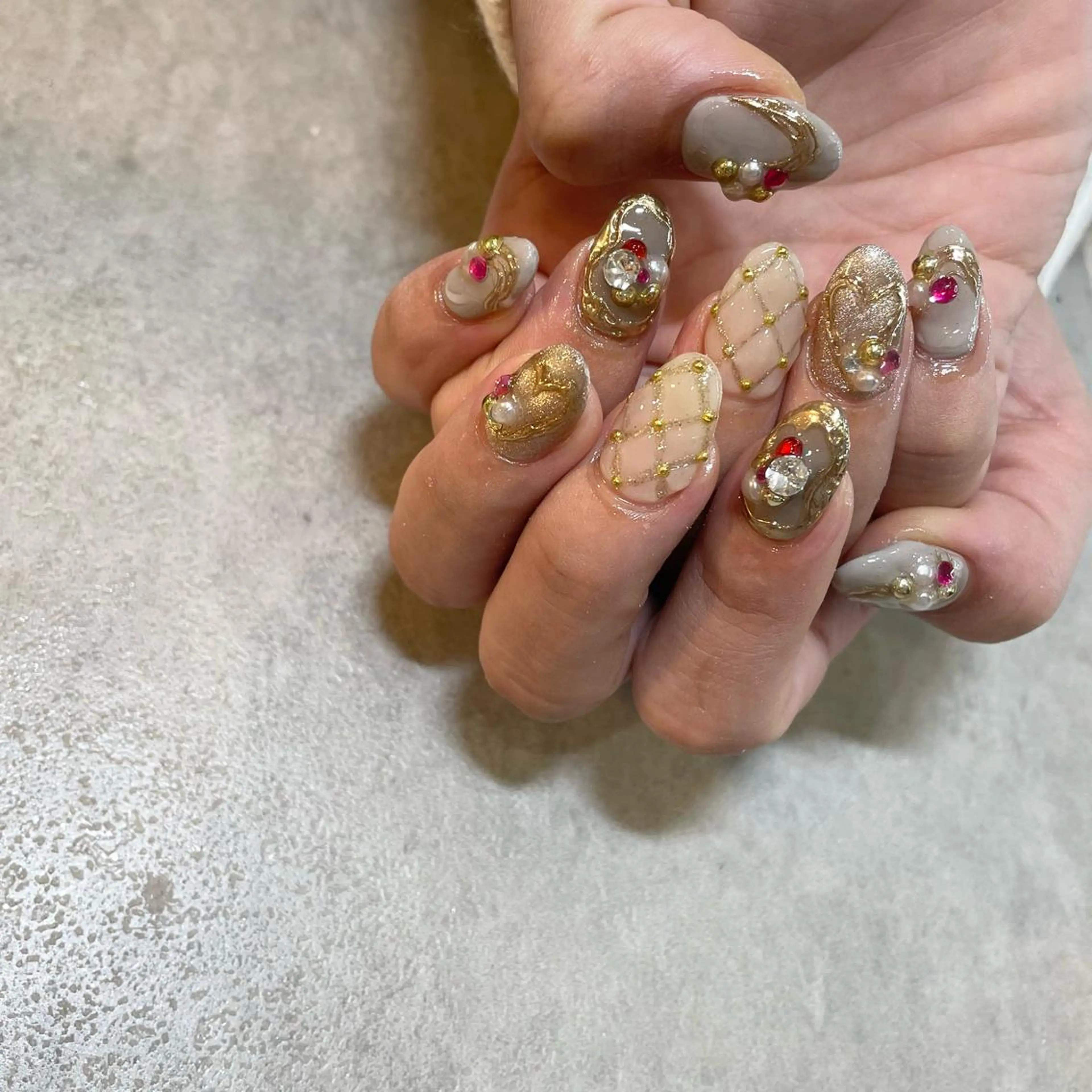 ネイル 冬ネイル クリスマス Nail Salon Gummi.のネイルデザイン