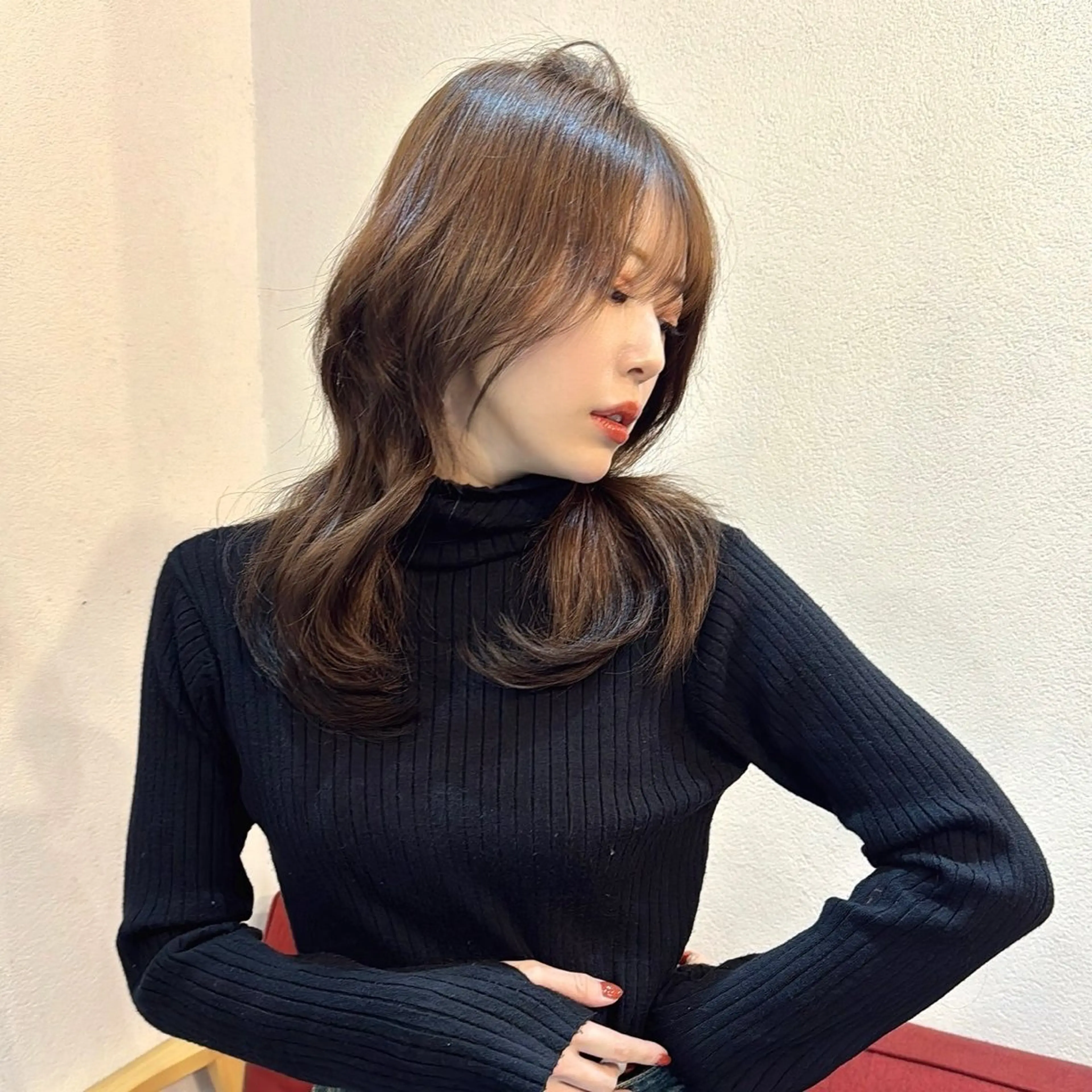 ロング レイヤーカット/髪質 改善/鷲尾 駿のヘアスタイル