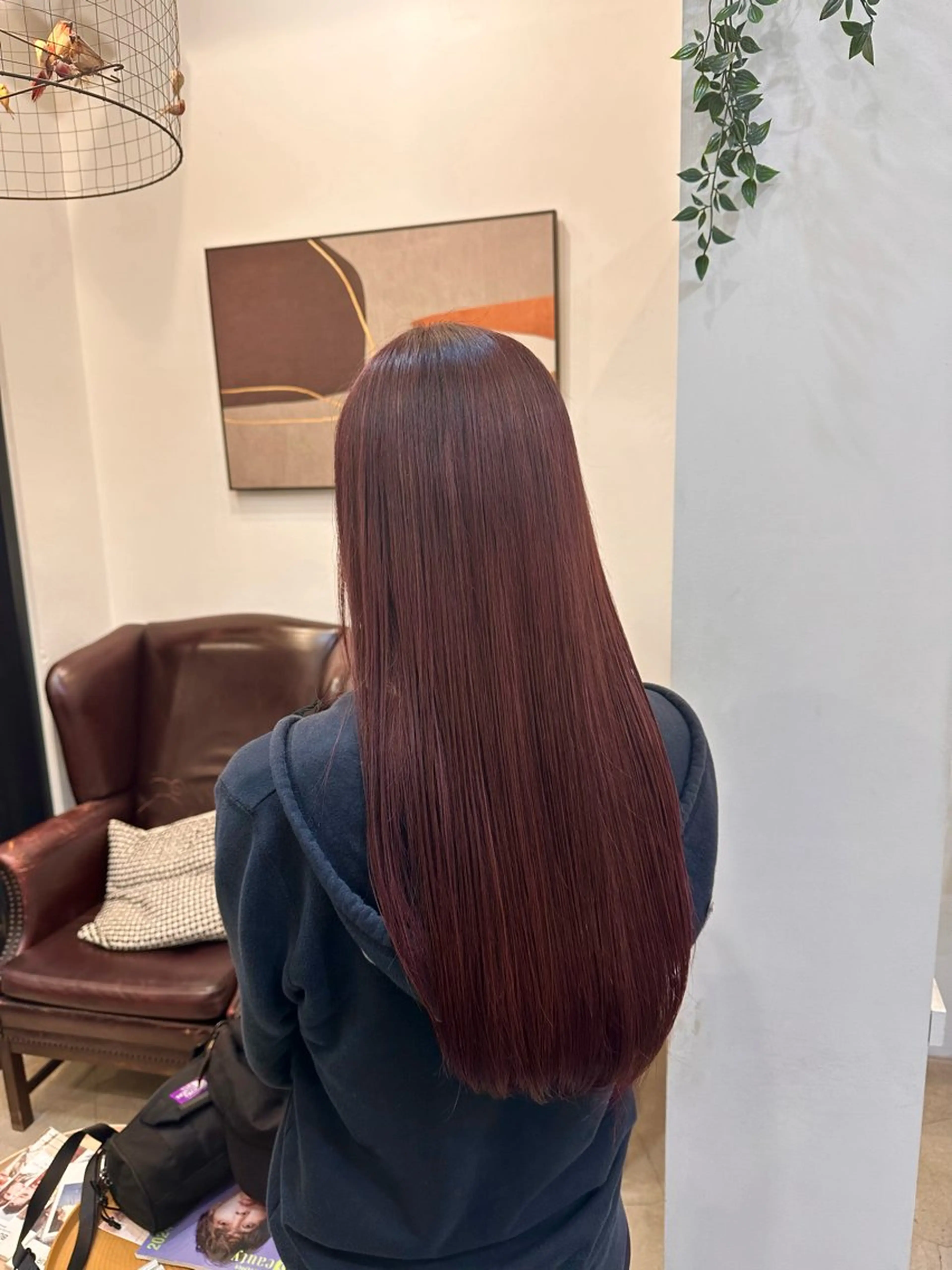 ロング カラー ヘアカラー トリートメント 村上 滉弥のヘアスタイル