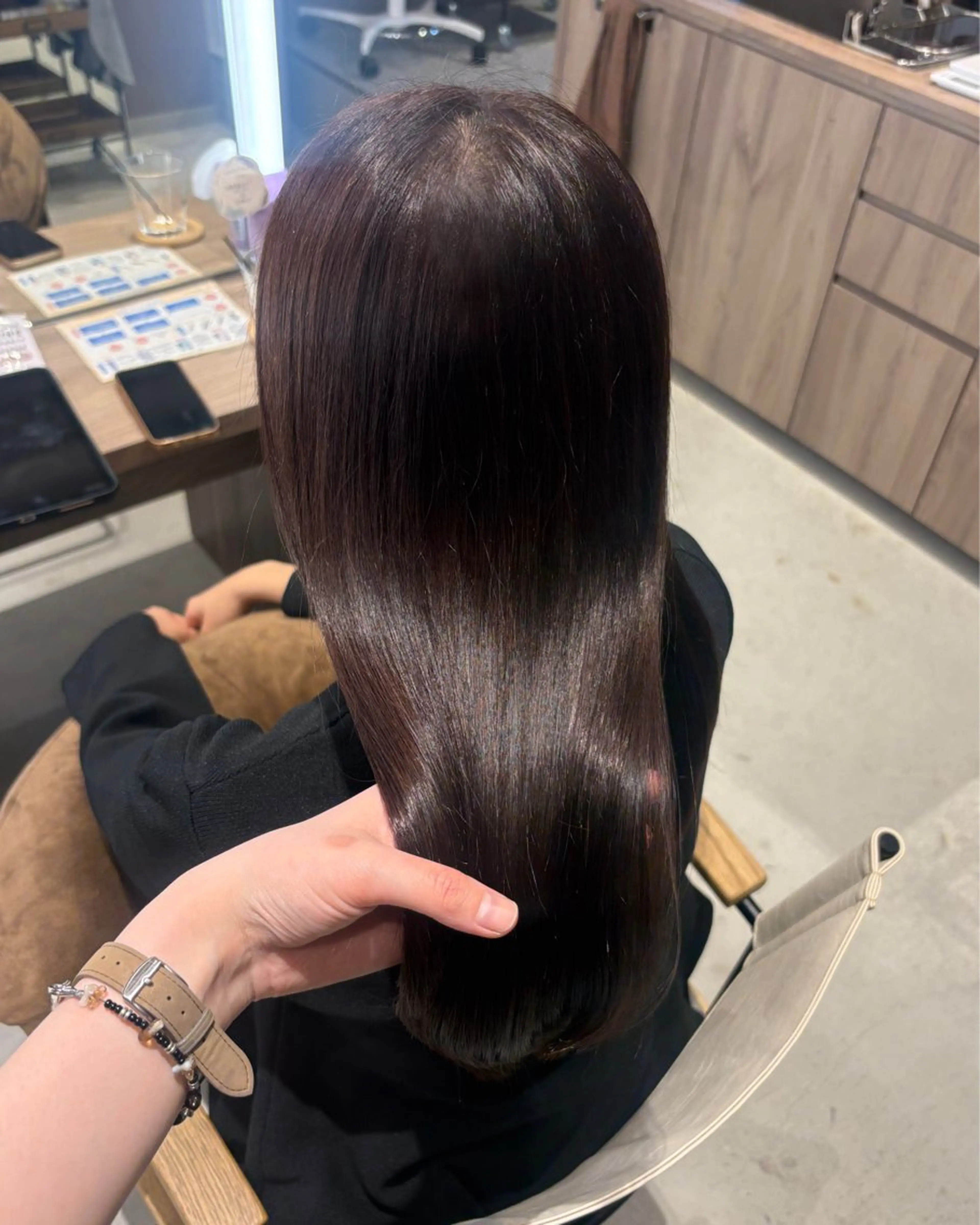 ロング 比嘉 星菜のヘアスタイル