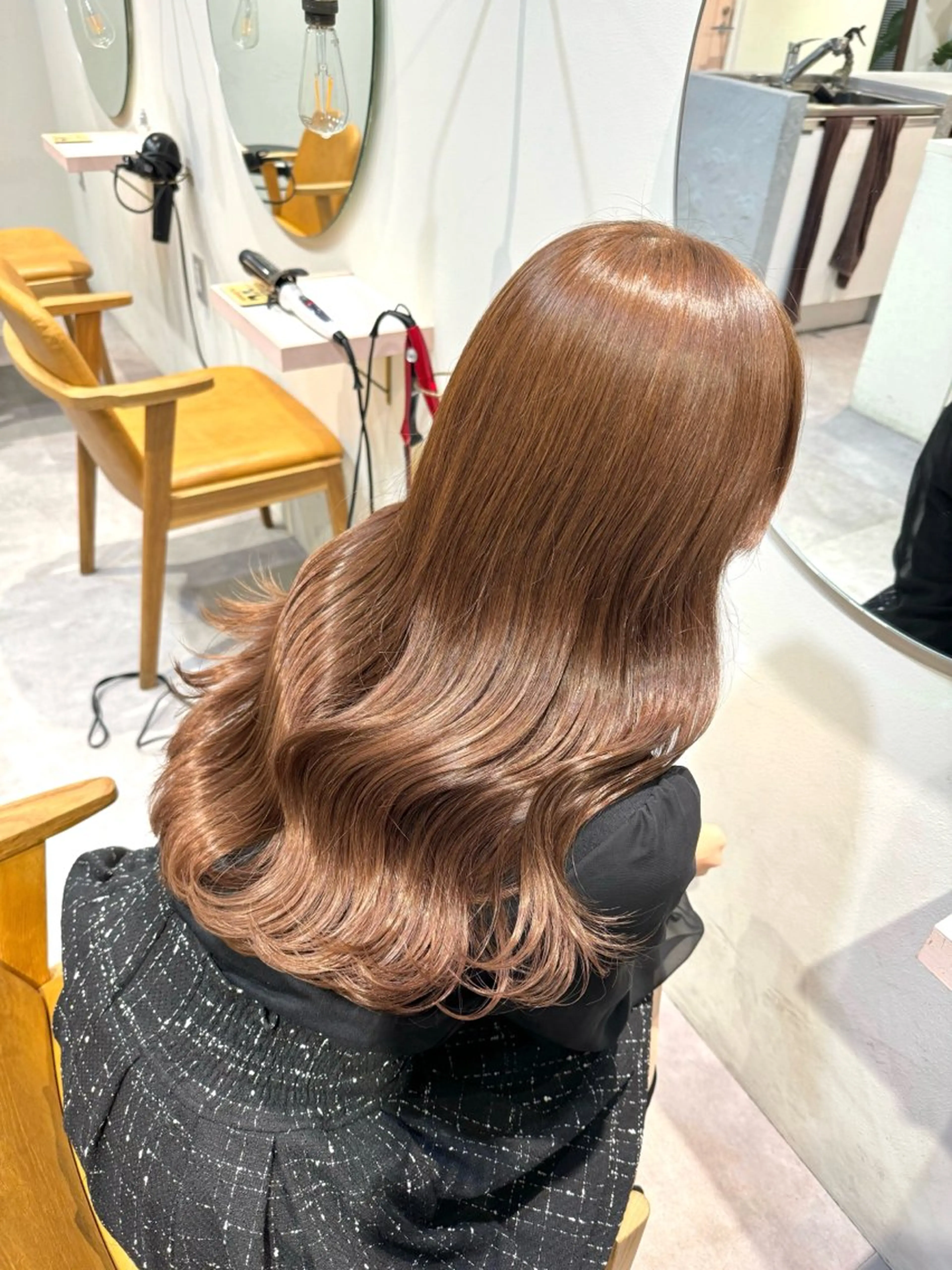 ロング カラー ベージュカラー ayaka♡ 柔らかカラーのヘアスタイル