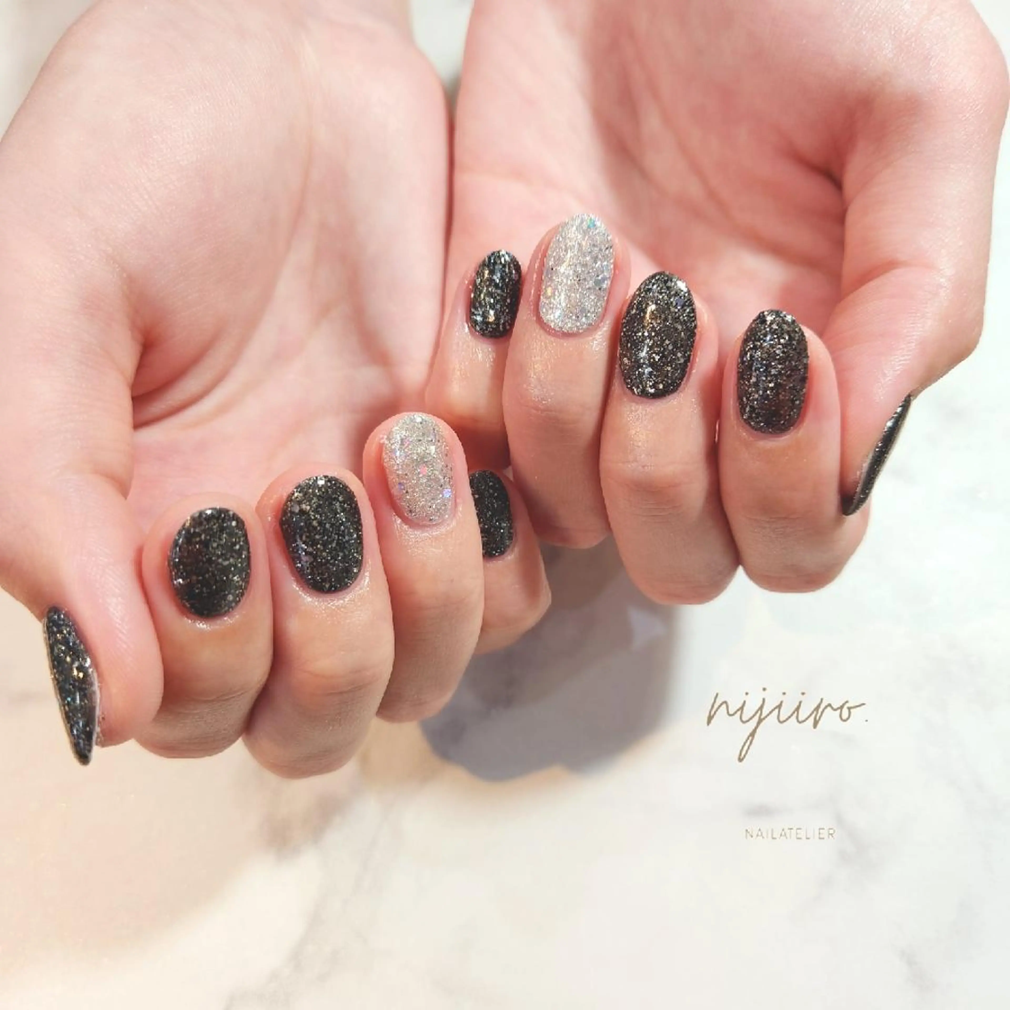 ネイル ハンドネイル nailatelier nijiiro.所属・nijiiro🌈 サトウのネイルデザイン