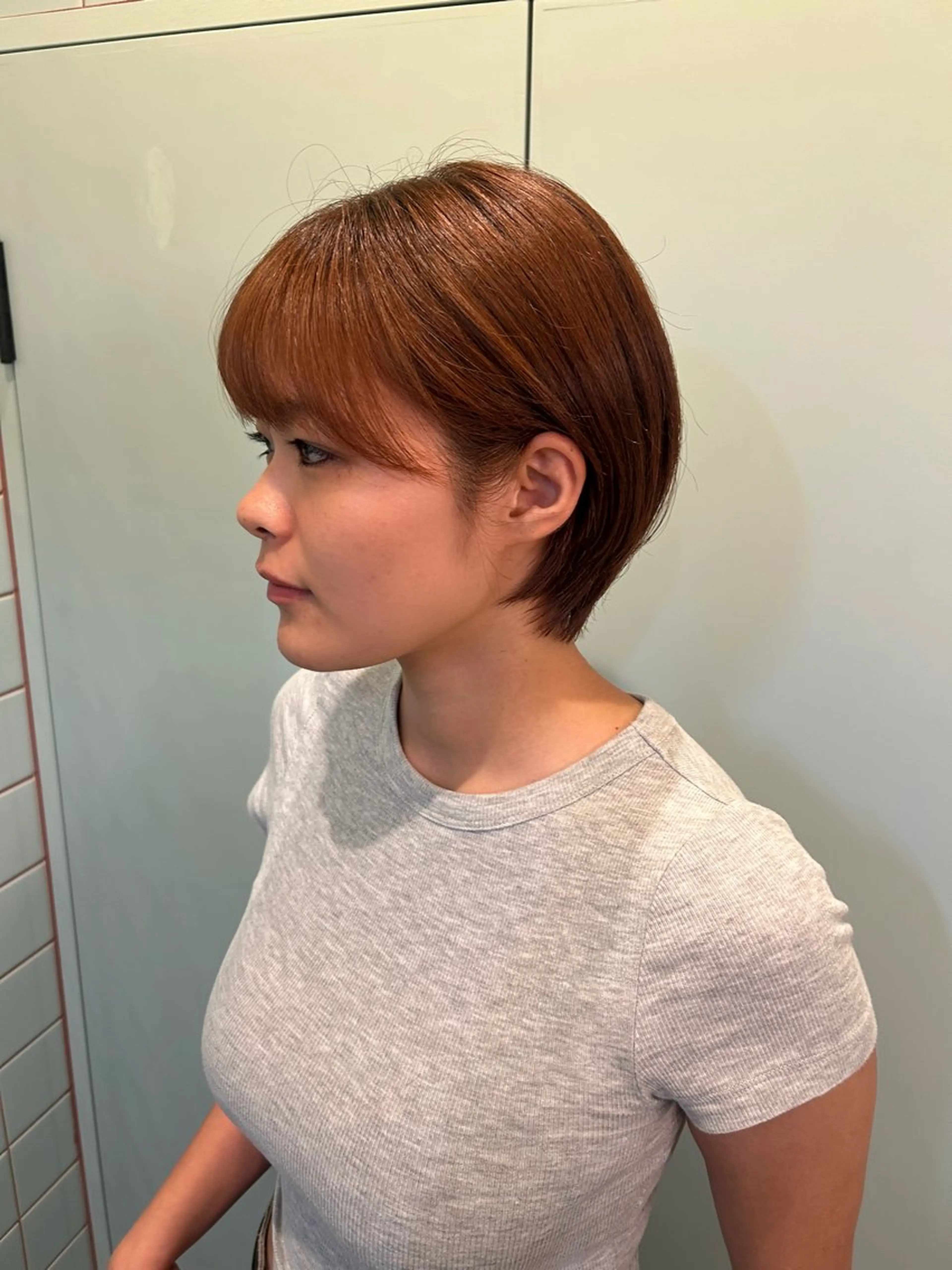 ショート 似合わせカット ショートヘア 一色 伶花のヘアスタイル