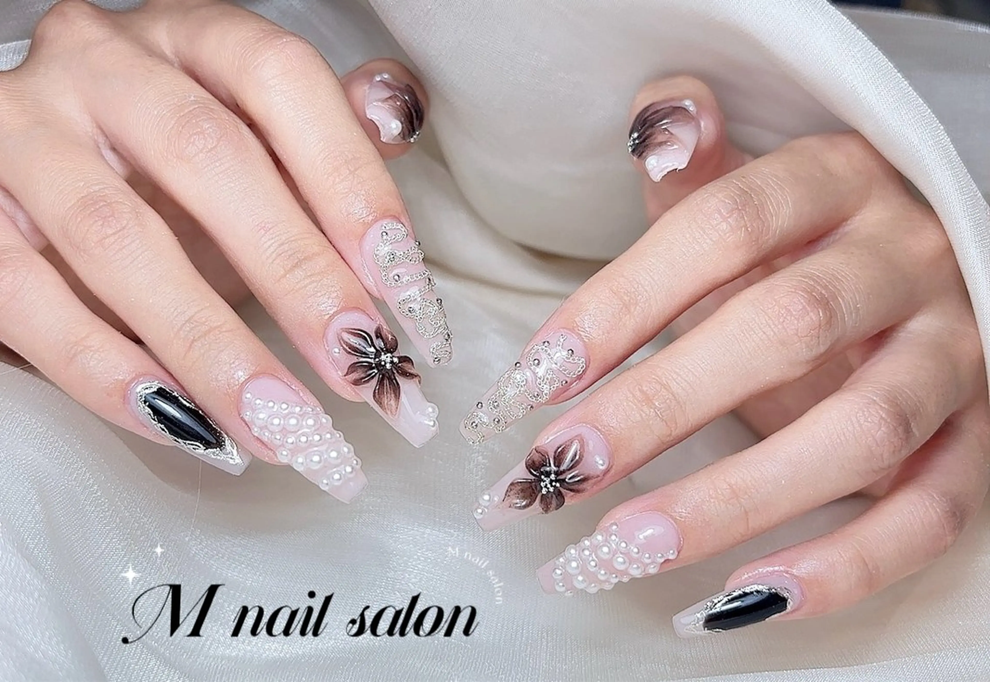 ネイル M🌷nail 長さだし専門店のネイルデザイン
