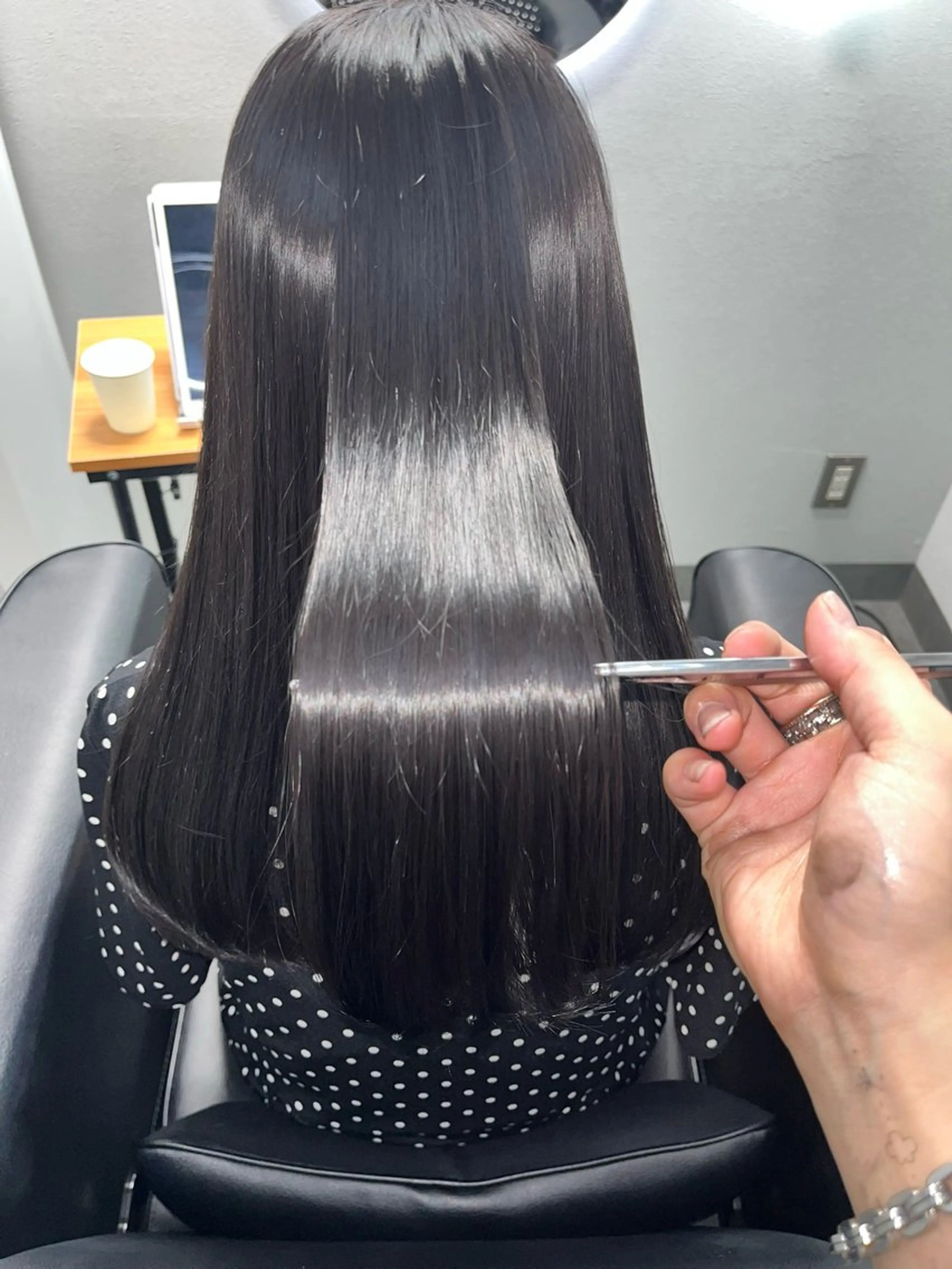 【ご新規様限定】カット+縮毛矯正+酸熱トリートメントの写真