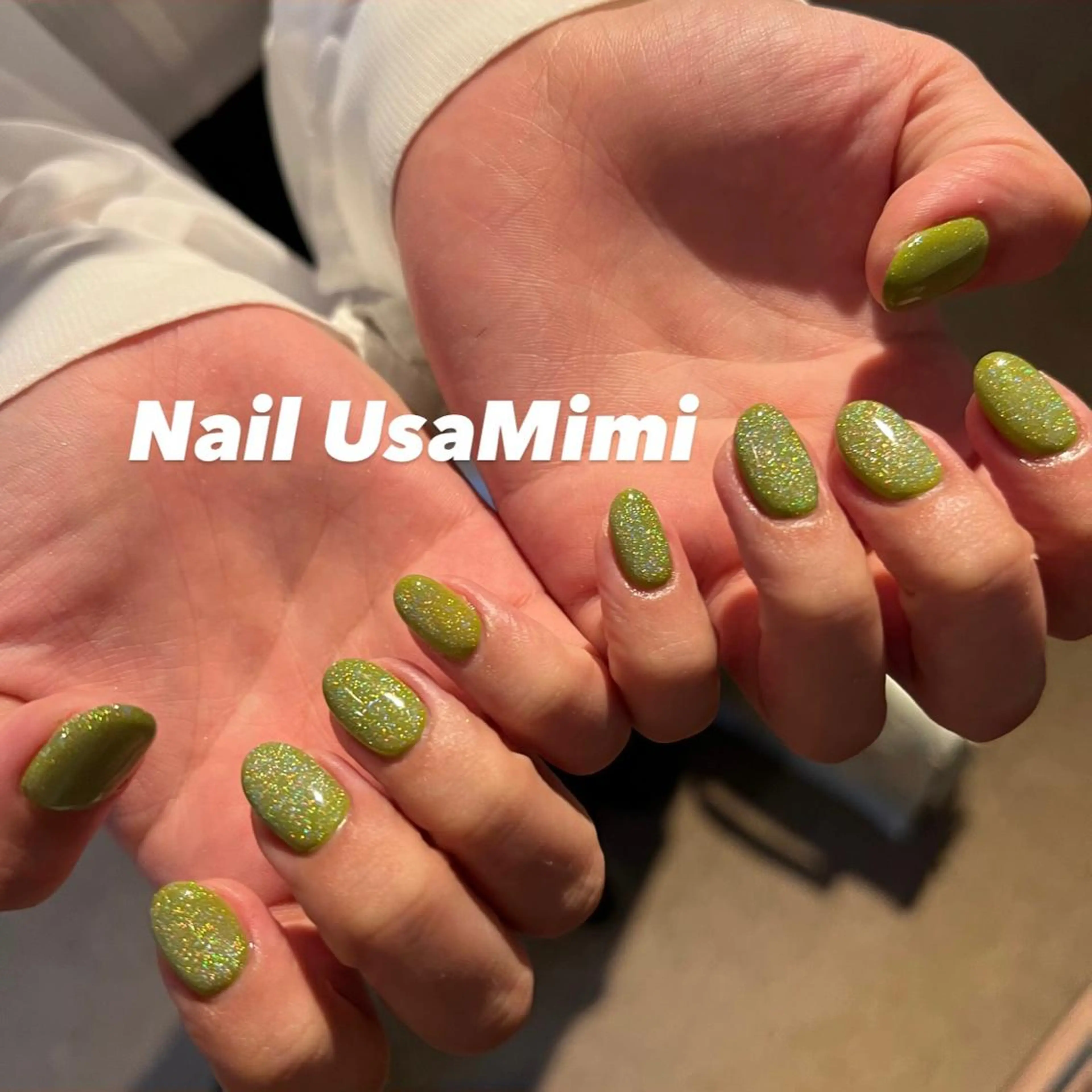 ネイル クリアネイル フットネイル ジェルネイル マグネットネイル 持ち込み 本町ネイルNail UsaMimiのネイルデザイン