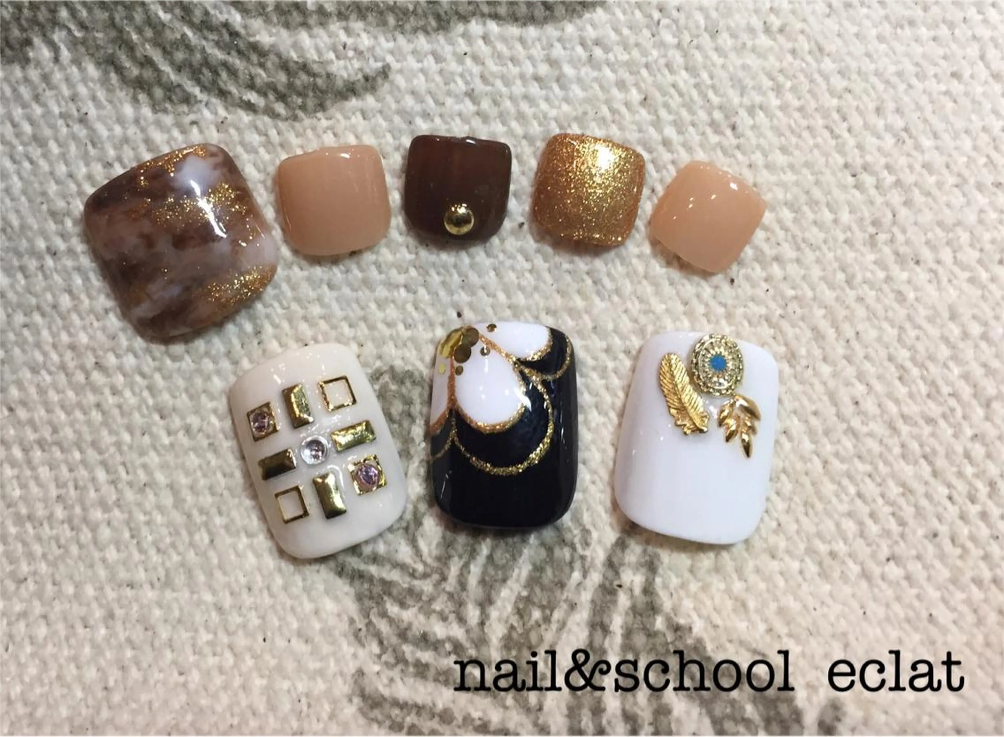 ネイル フットネイル センター南 eclatのネイルデザイン