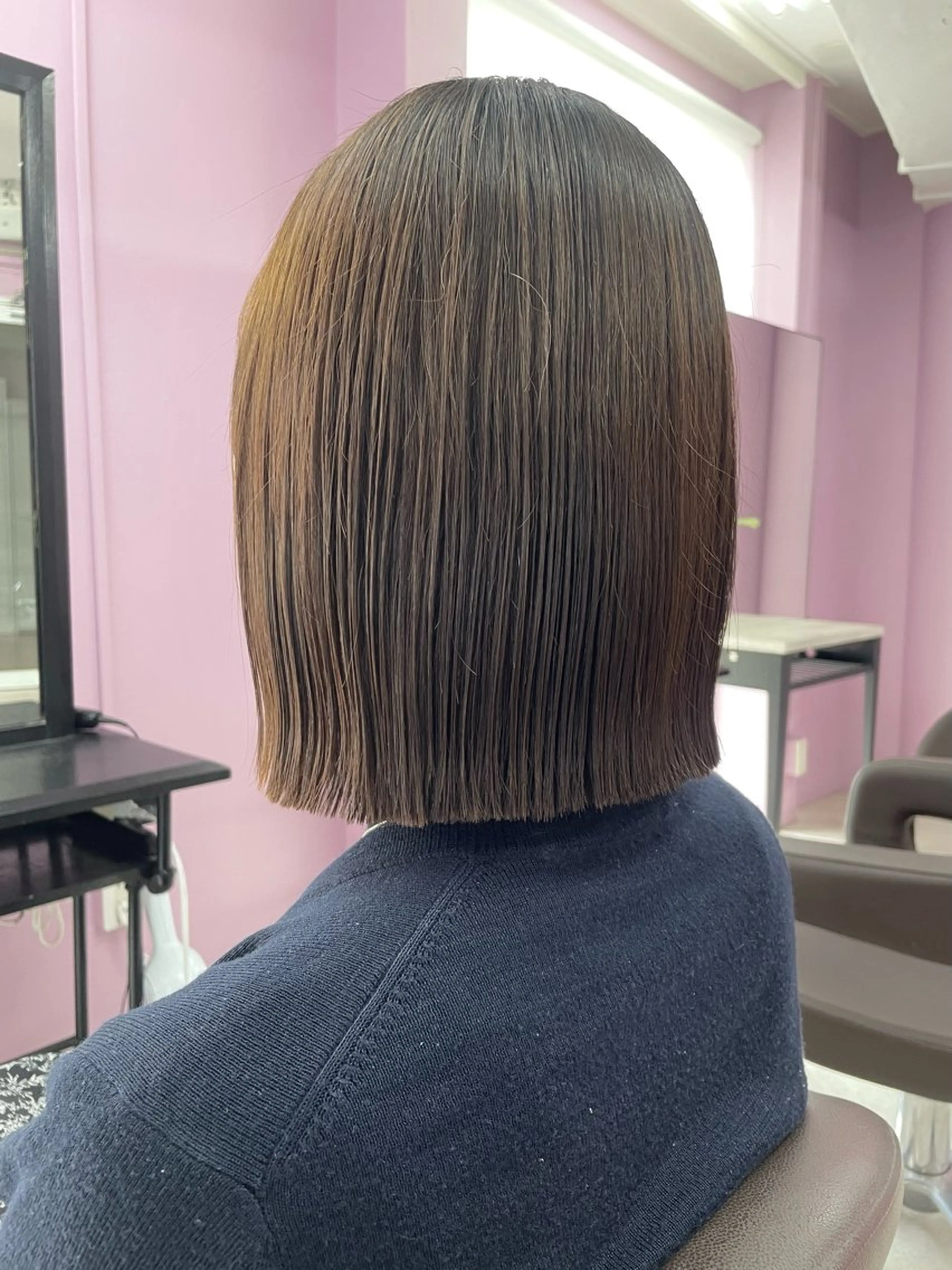 ミディアム カラー カット ヘアカラー トリートメント 高尾亮輔/ ボブ特化美容師のヘアスタイル