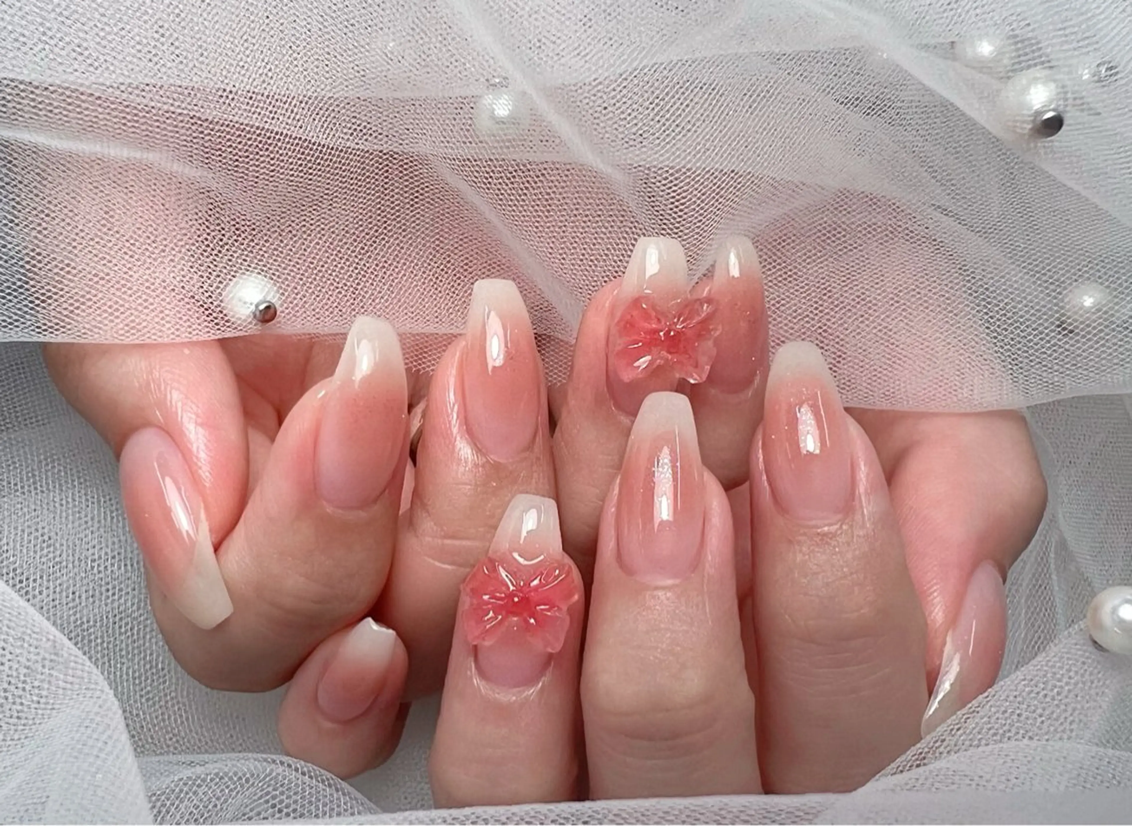 💗【中国発★ワンホン】チーク✖︎マグネットネイル💗¥8,800の写真