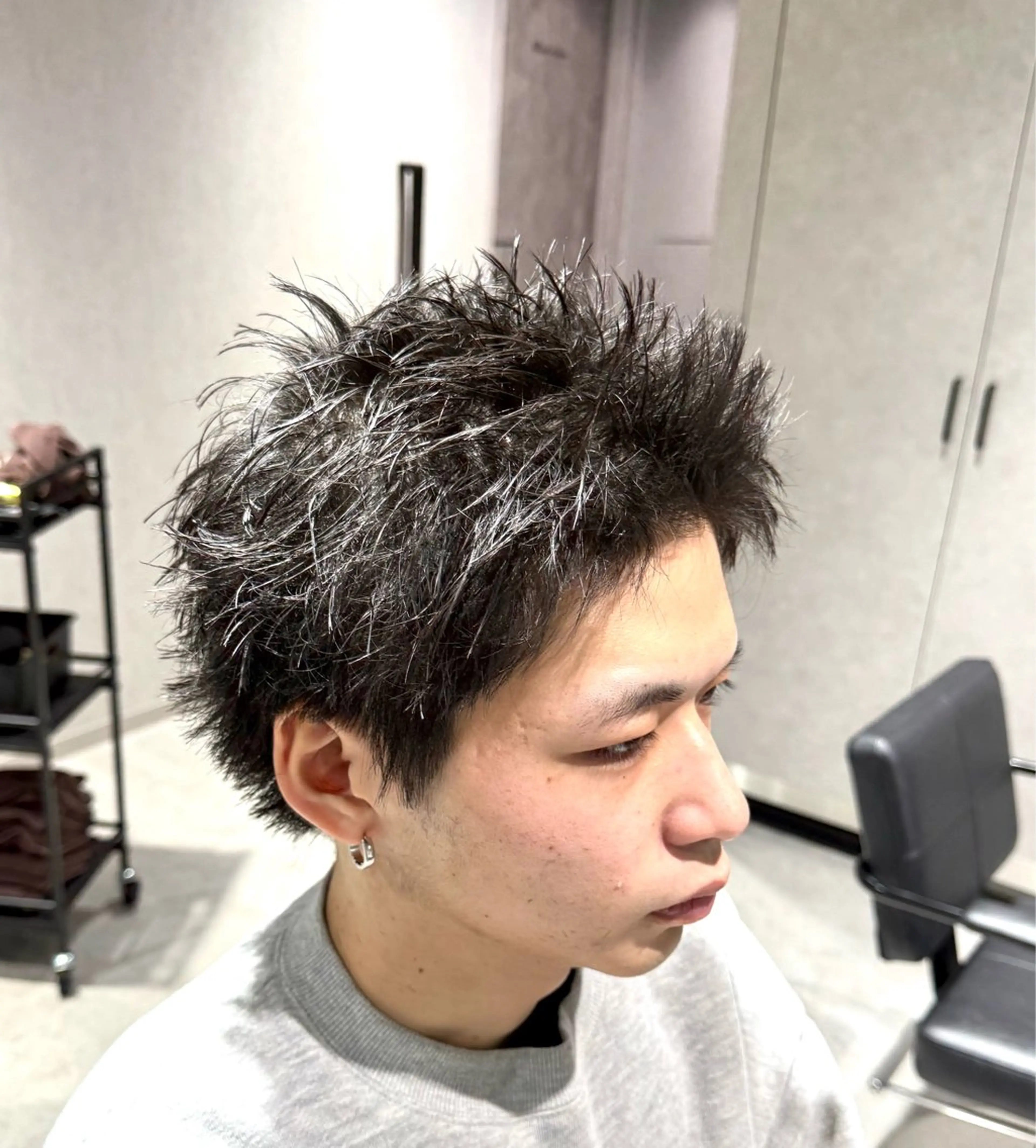 ショート パーマ ショートヘア カット パーマ メンズパーマ職人 パーマ🔥ritaのヘアスタイル