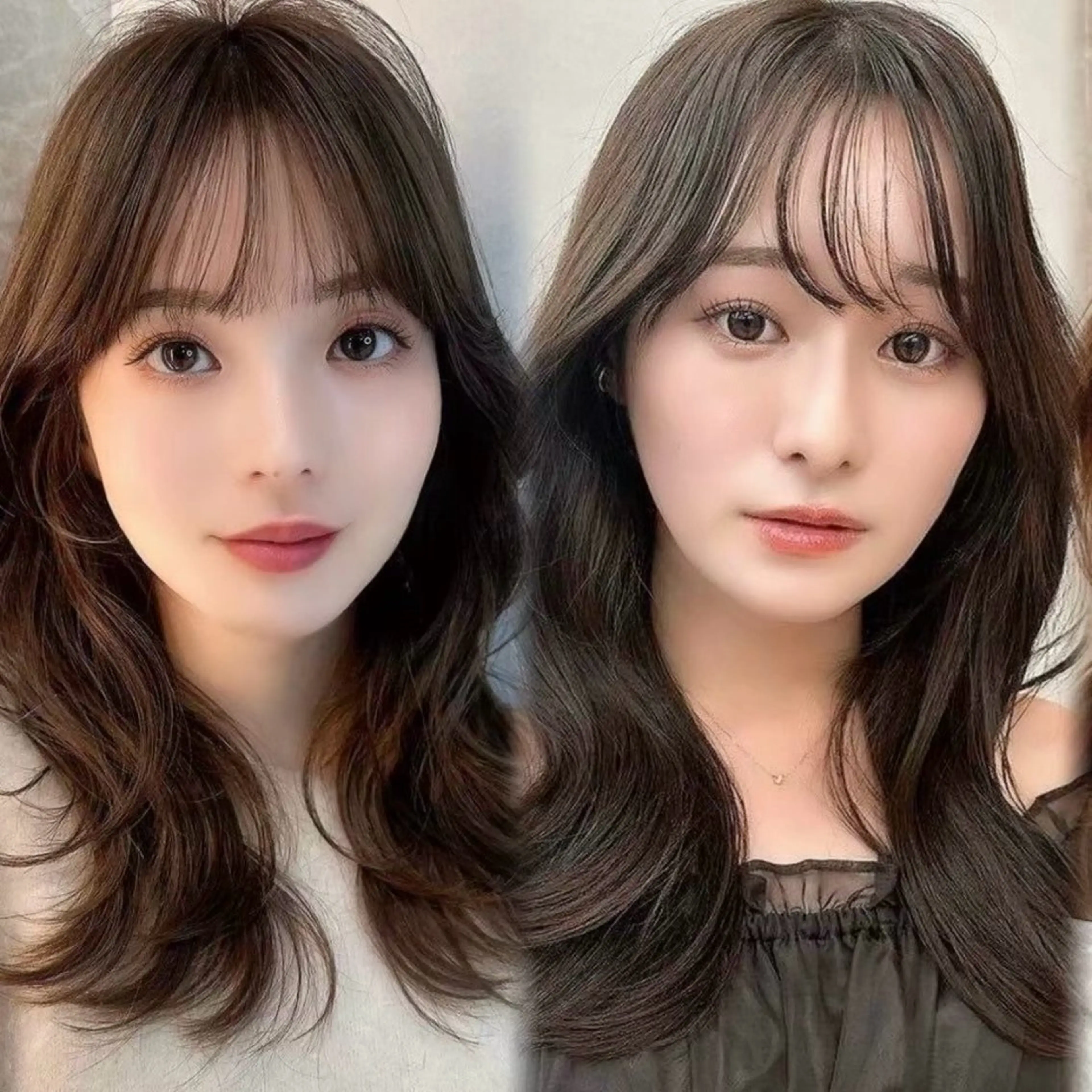 セミロング ヘアカラー 透明感カラー🎀立川 𝐘𝐮𝐫𝐚のヘアスタイル