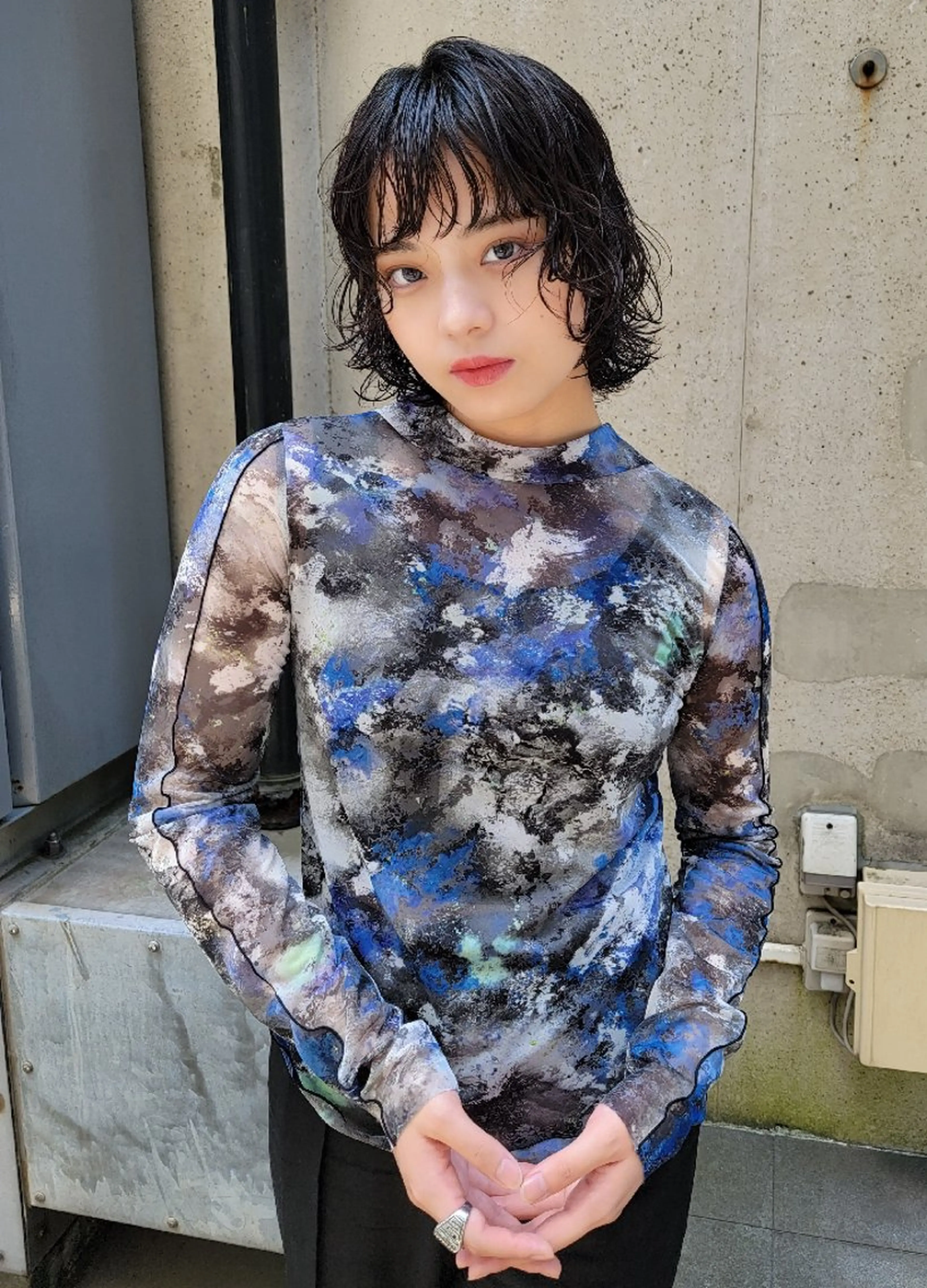 パーマ ミディアム OMA カタギシのヘアスタイル
