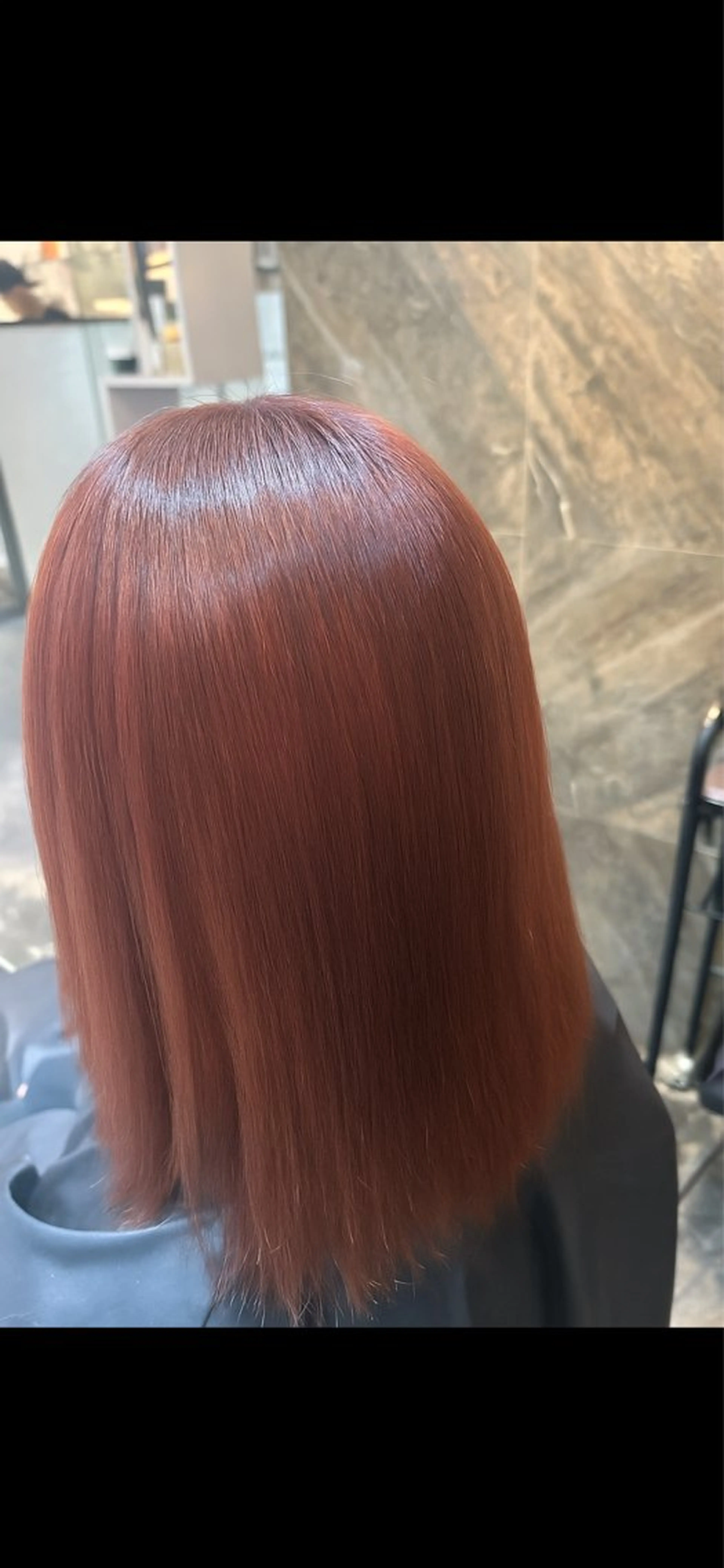 セミロング カラー ピンクカラー カット ヘアカラー 松波 慧太のヘアスタイル