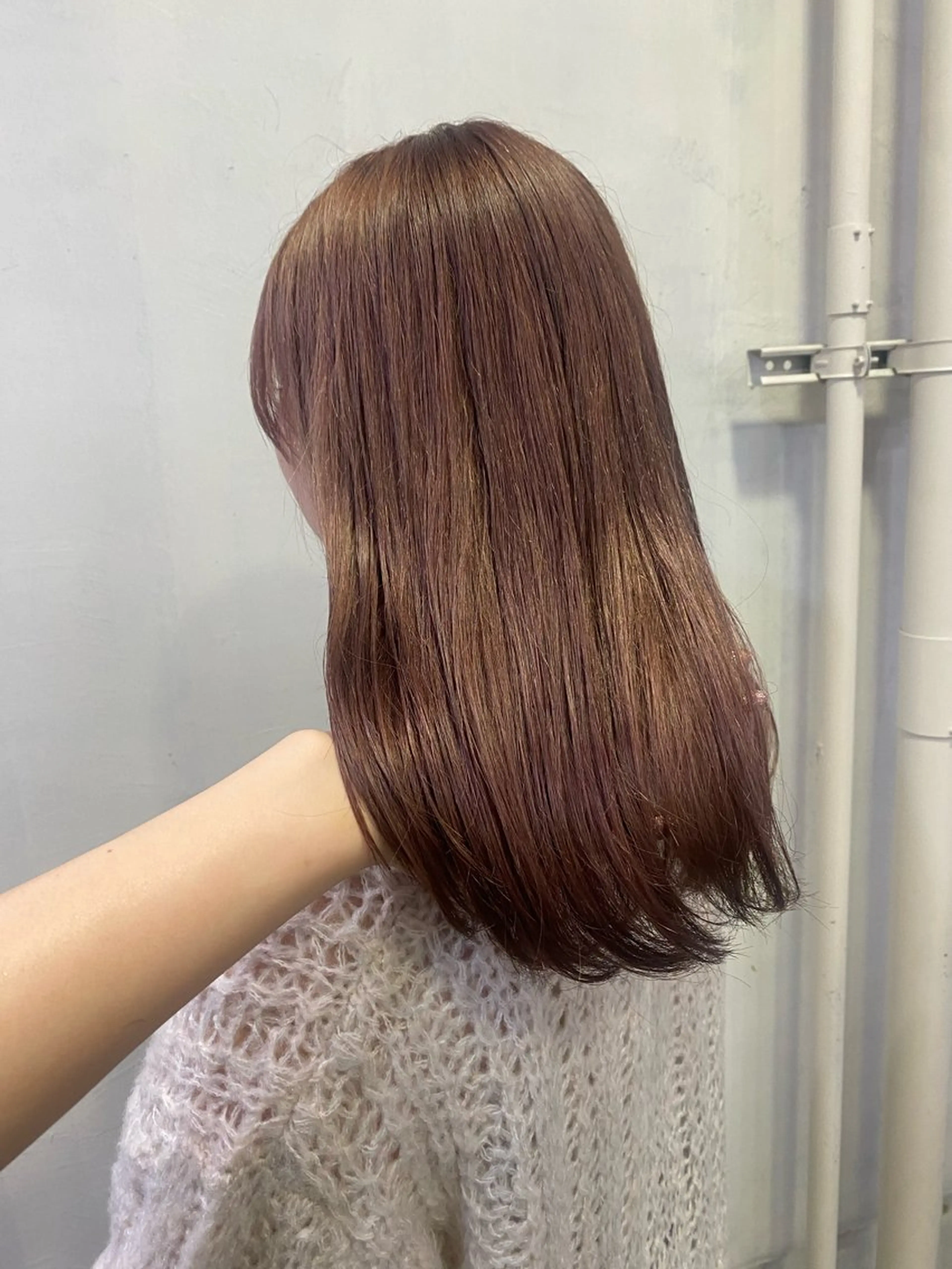 セミロング カラー カット ヘアカラー トリートメント 髪質改善特化🥣🫧 天神美容室のヘアスタイル