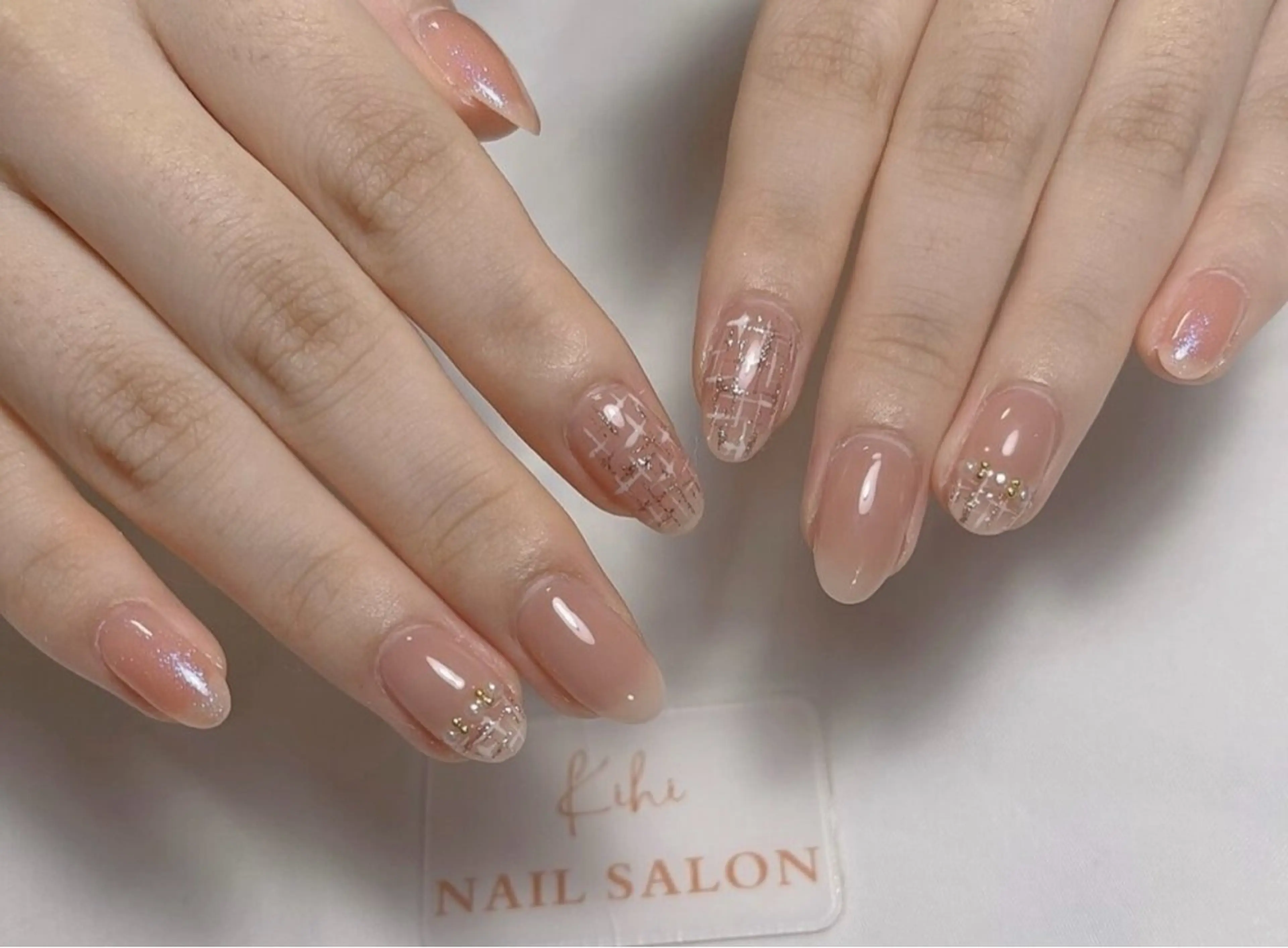 ネイル アートネイル フレンチネイル ジェルネイル グラデーション 韓国ネイル Nail Salon kihi大塚店のネイルデザイン