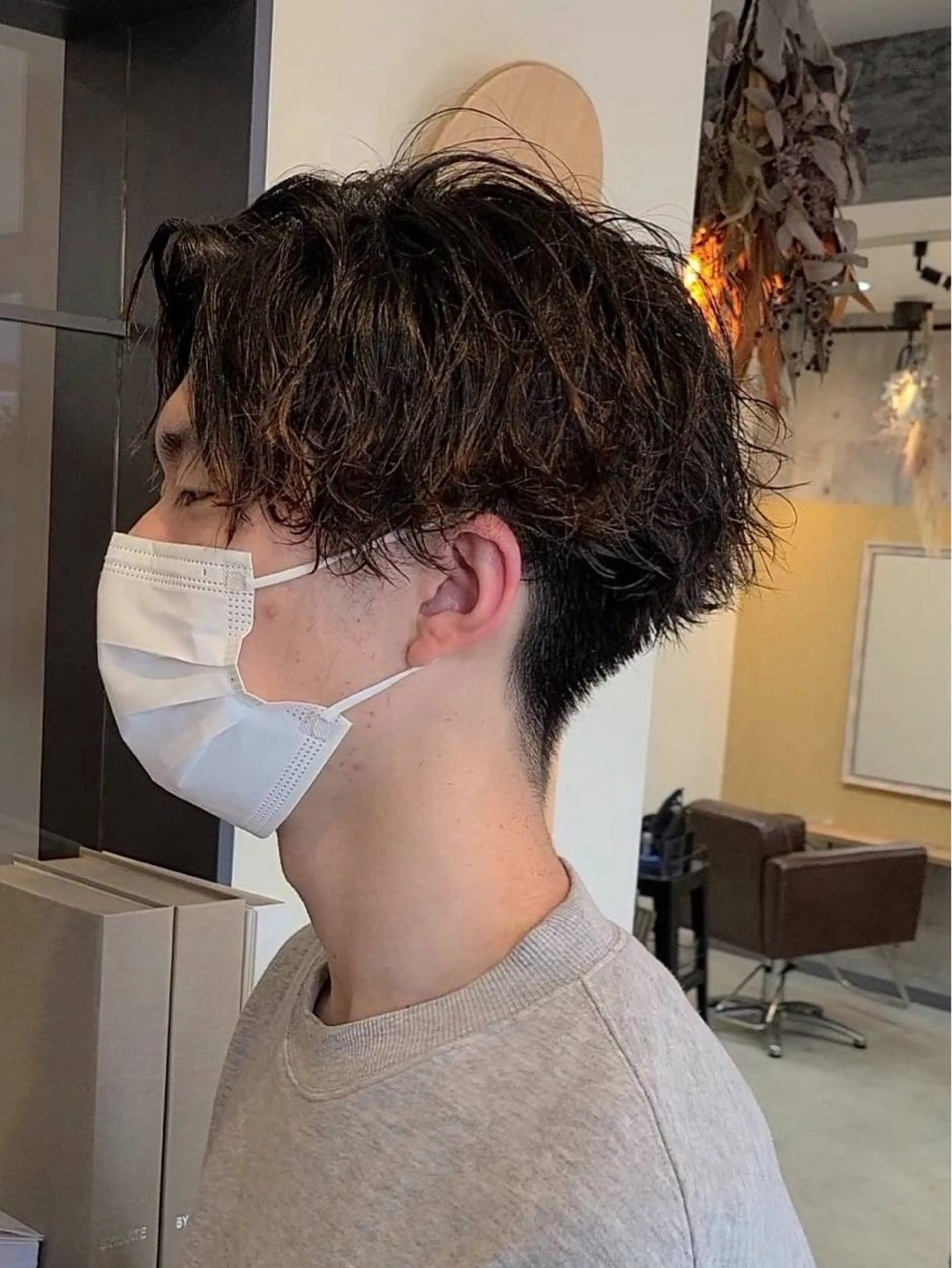 ショート カット パーマ トリートメント ブリーチカラー🌈 嘉名 真樹のヘアスタイル