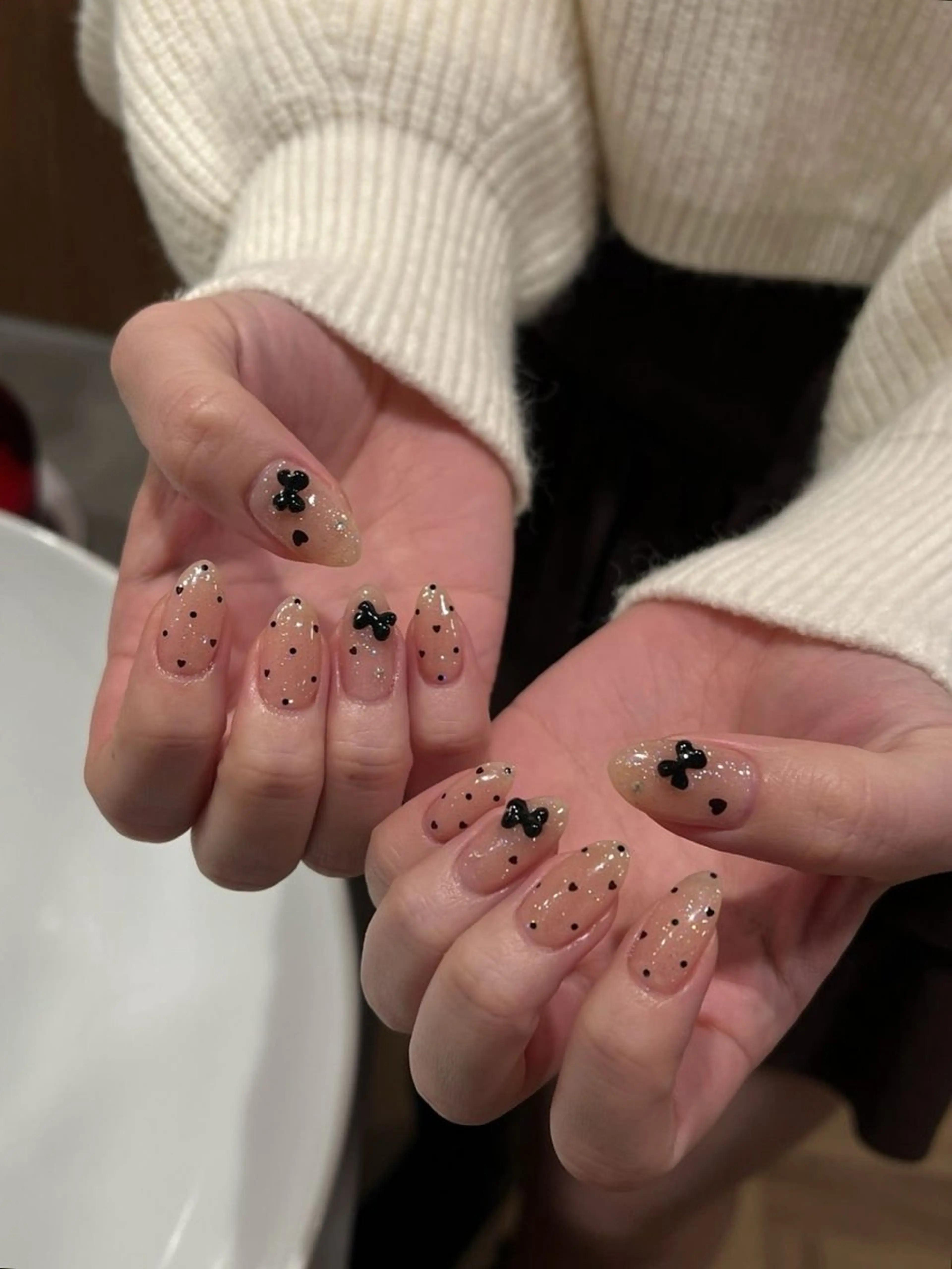 カラー グラデーションカラー ピンクカラー ハンドネイル AIN Nailのネイルデザイン