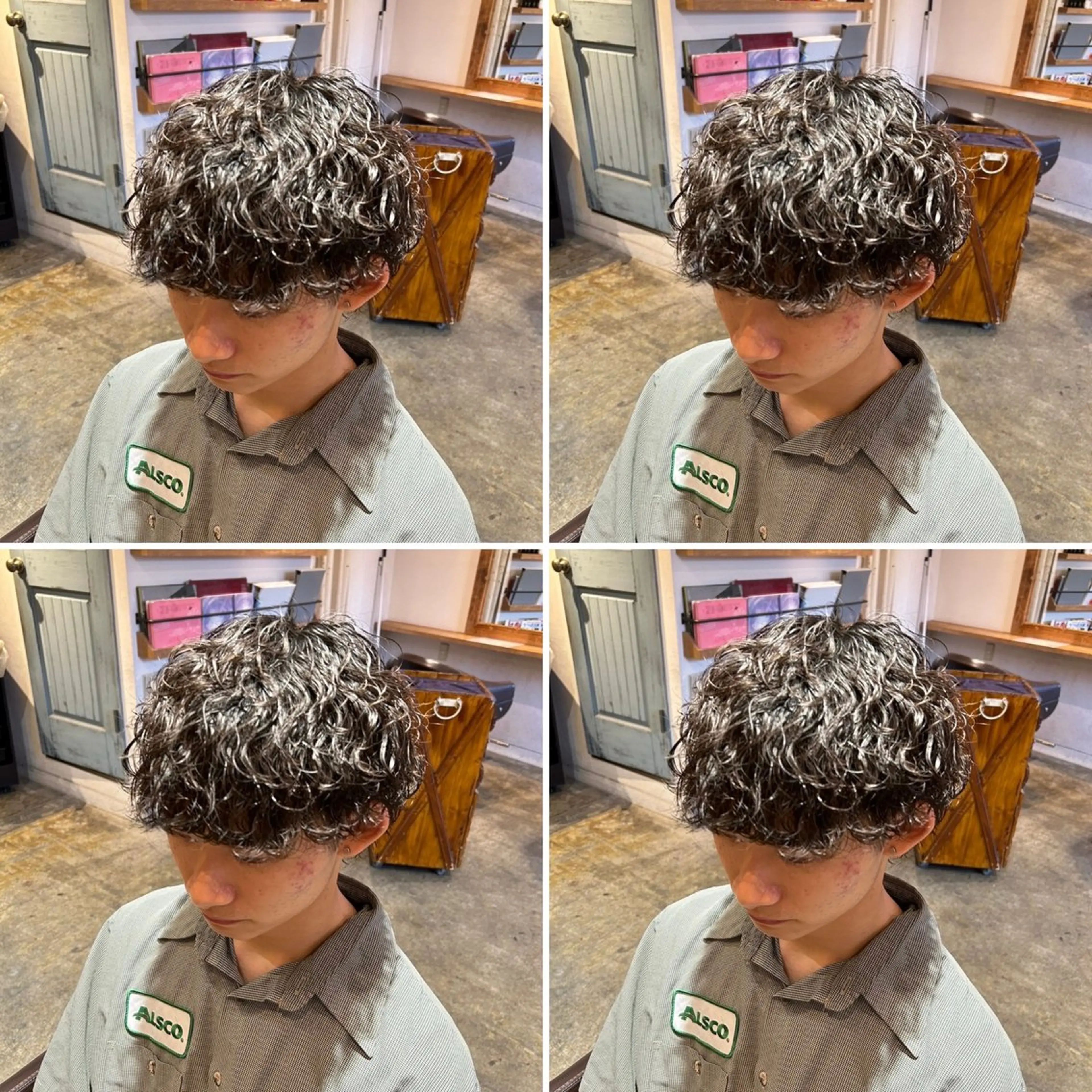パーマ メンズ カット パーマ トリートメント ヘアセット 💈メンズパーマ特化 店長望月謙二郎💈のヘアスタイル