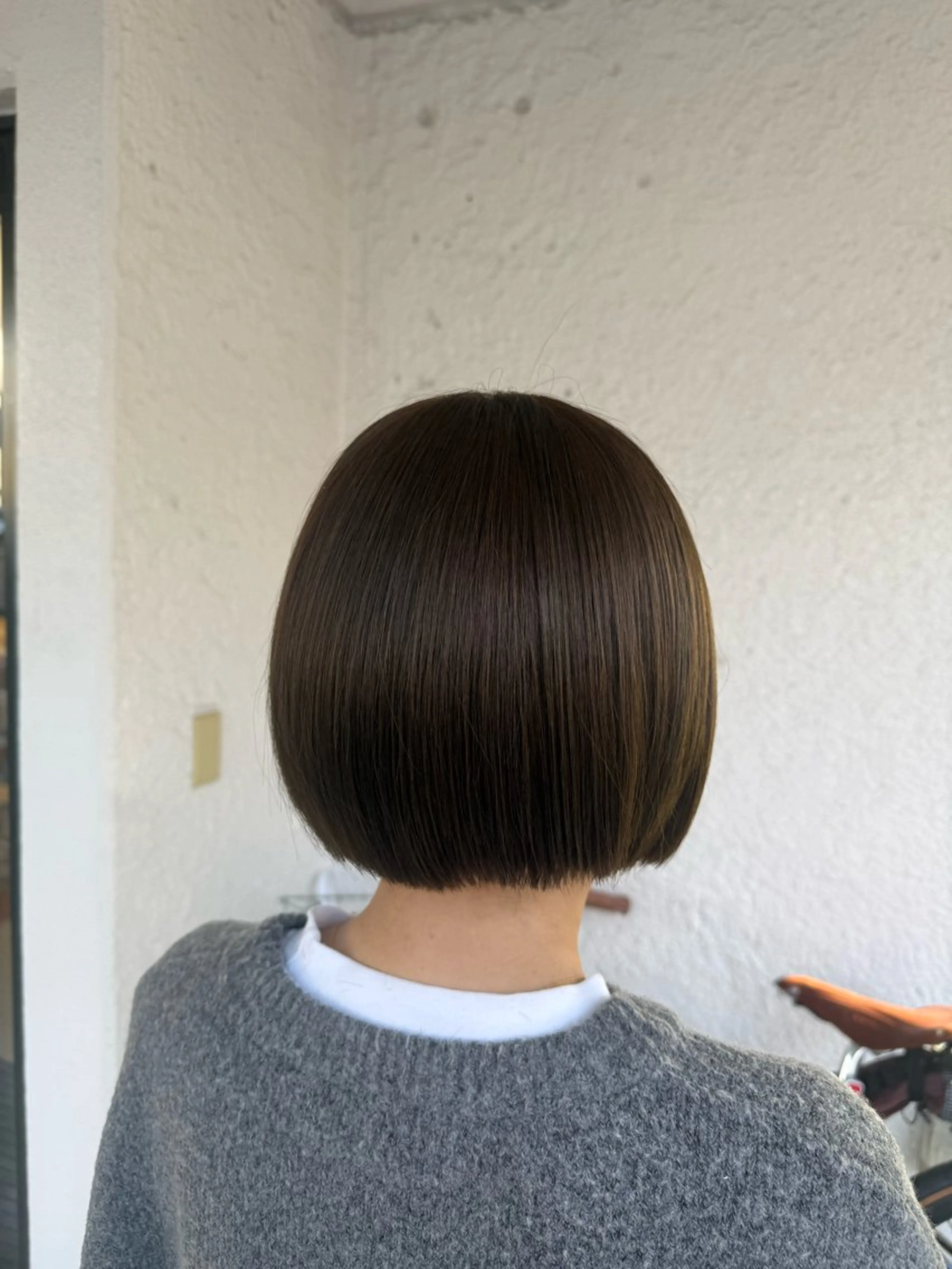 ショート カラー ブリーチ ダブルカラー グレージュ ブリーチなしカラー オレンジ カット ヘアカラー まなみ/ PORT SALONのヘアスタイル