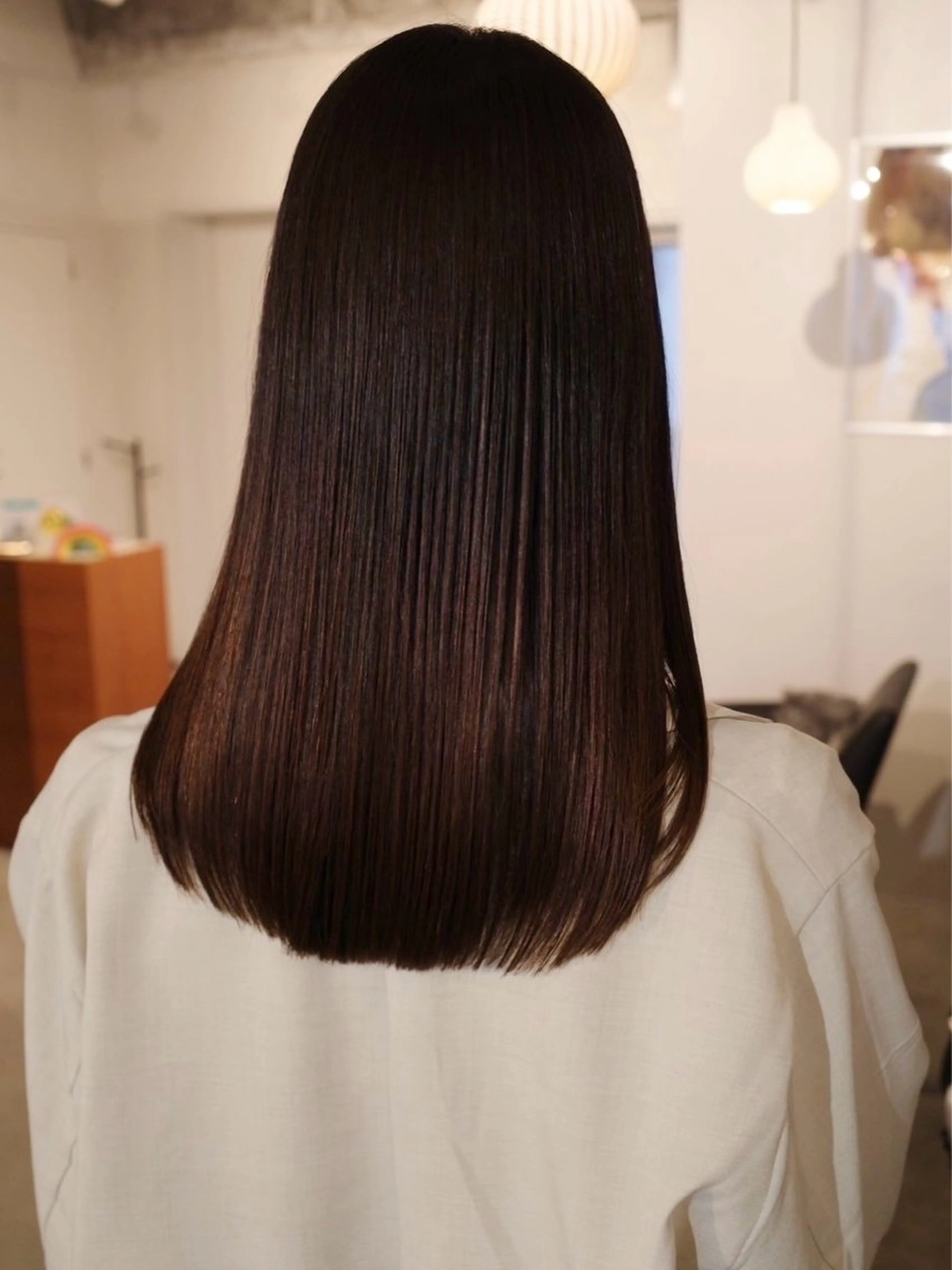 セミロング 縮毛矯正 Yoh-所属・【カットモデル募集】 Yoh-/HABUのヘアスタイル