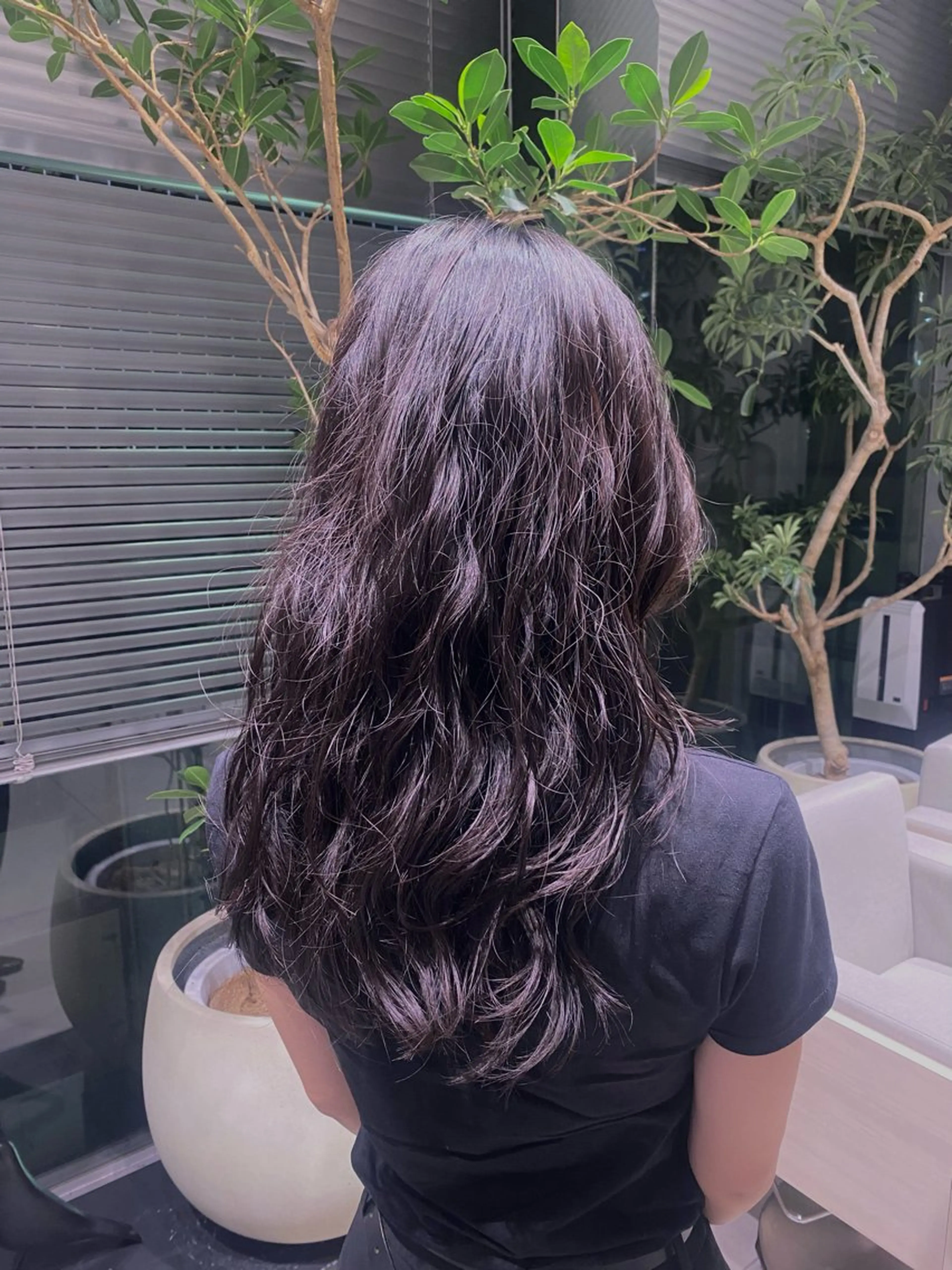 ロング パーマ パーマ トリートメント stair:case 🌱Fuka🌱🦖のヘアスタイル