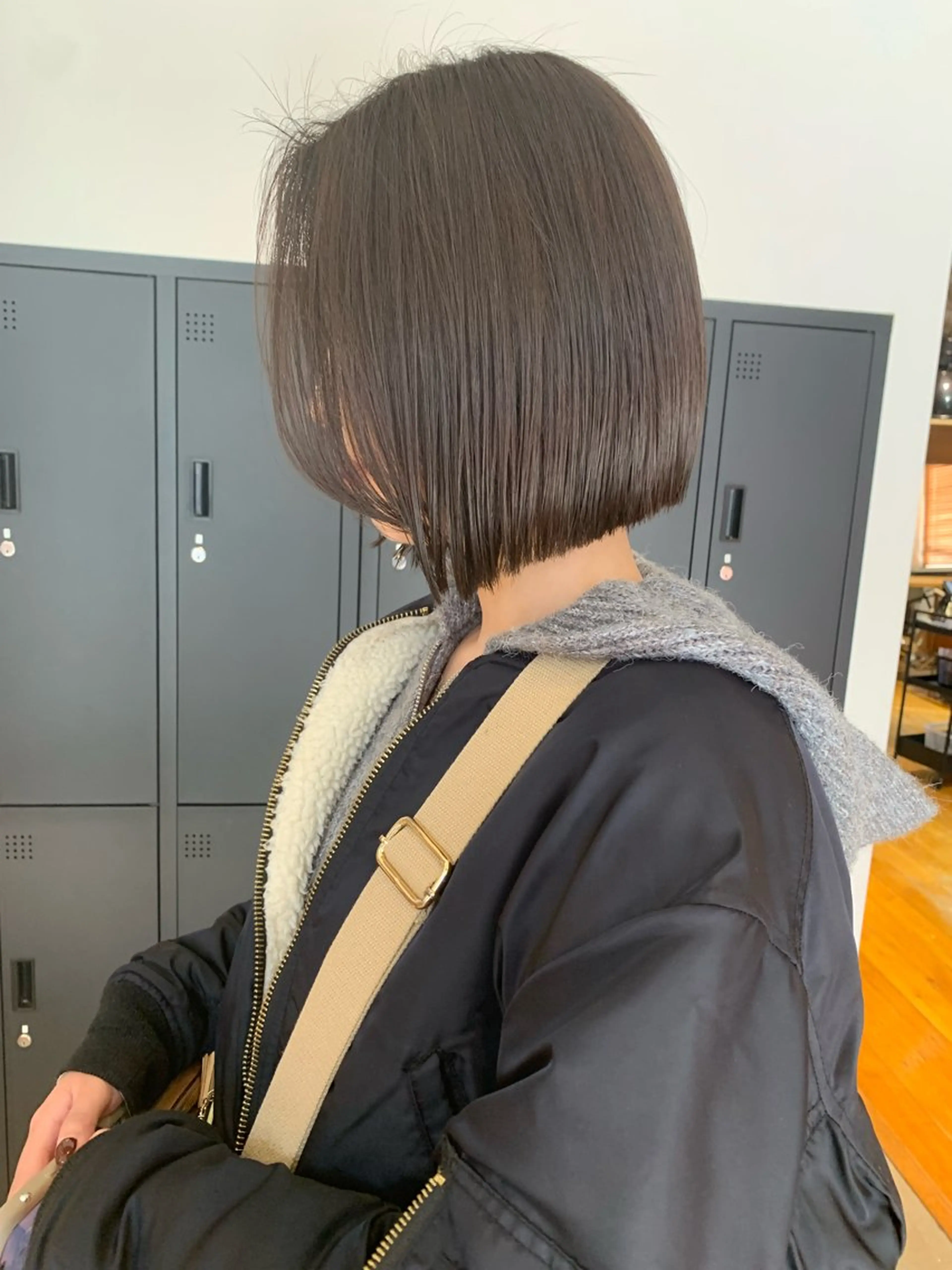 ショート カラー 朝ラクパーマ 透明感カラー横山大樹のヘアスタイル