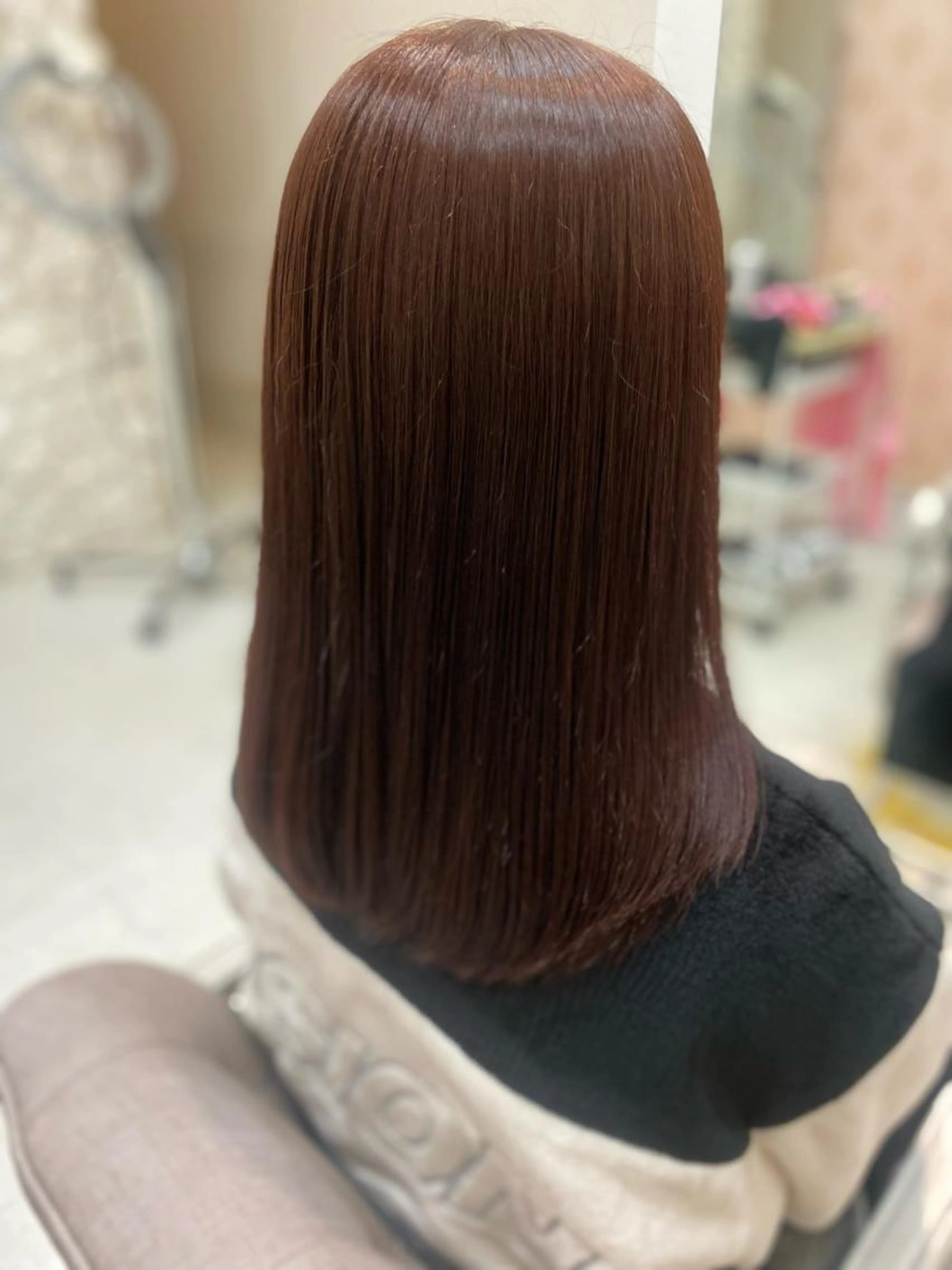 縮毛矯正の写真