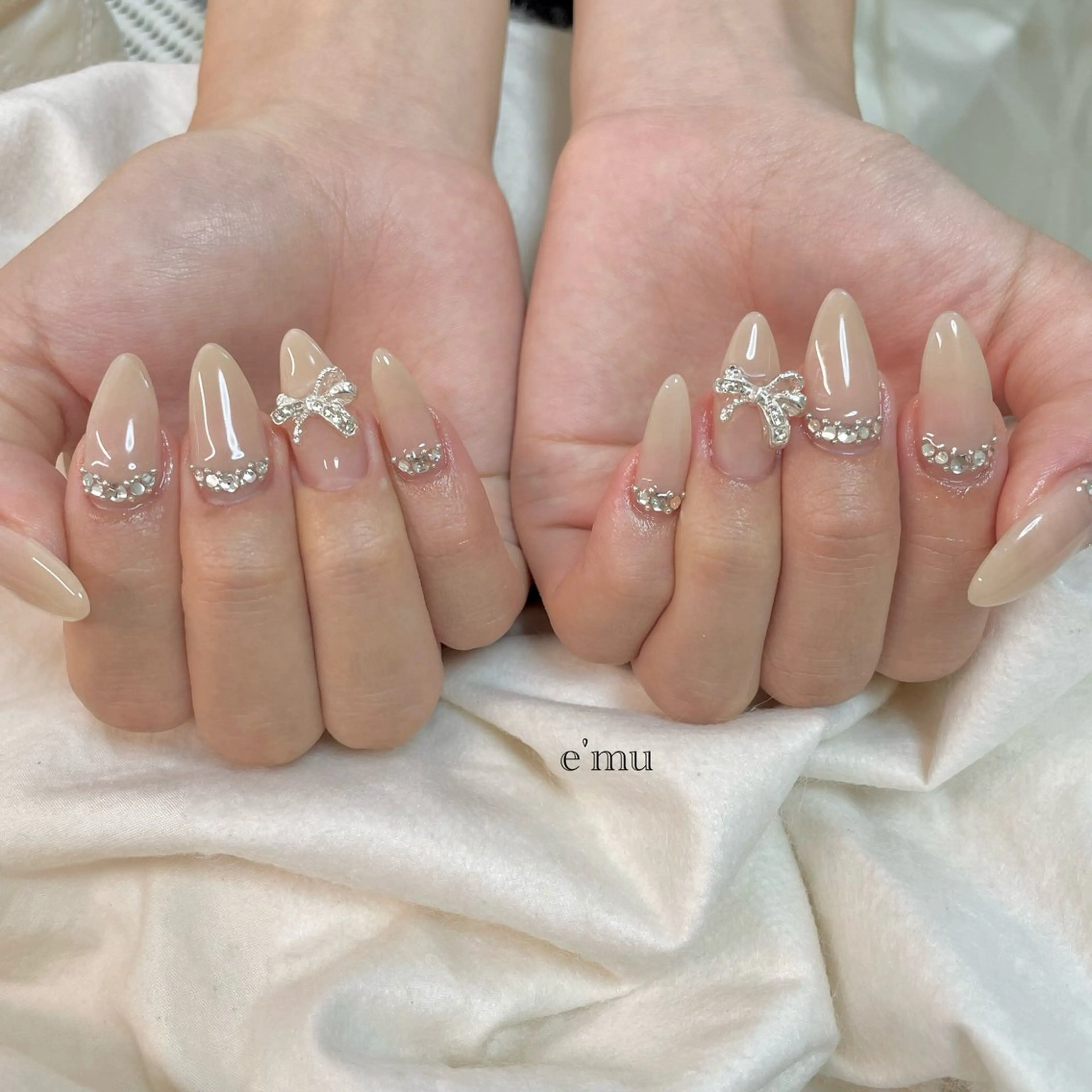 ネイル ワンホンネイル ハンドネイル nail salon e'mu💐のネイルデザイン