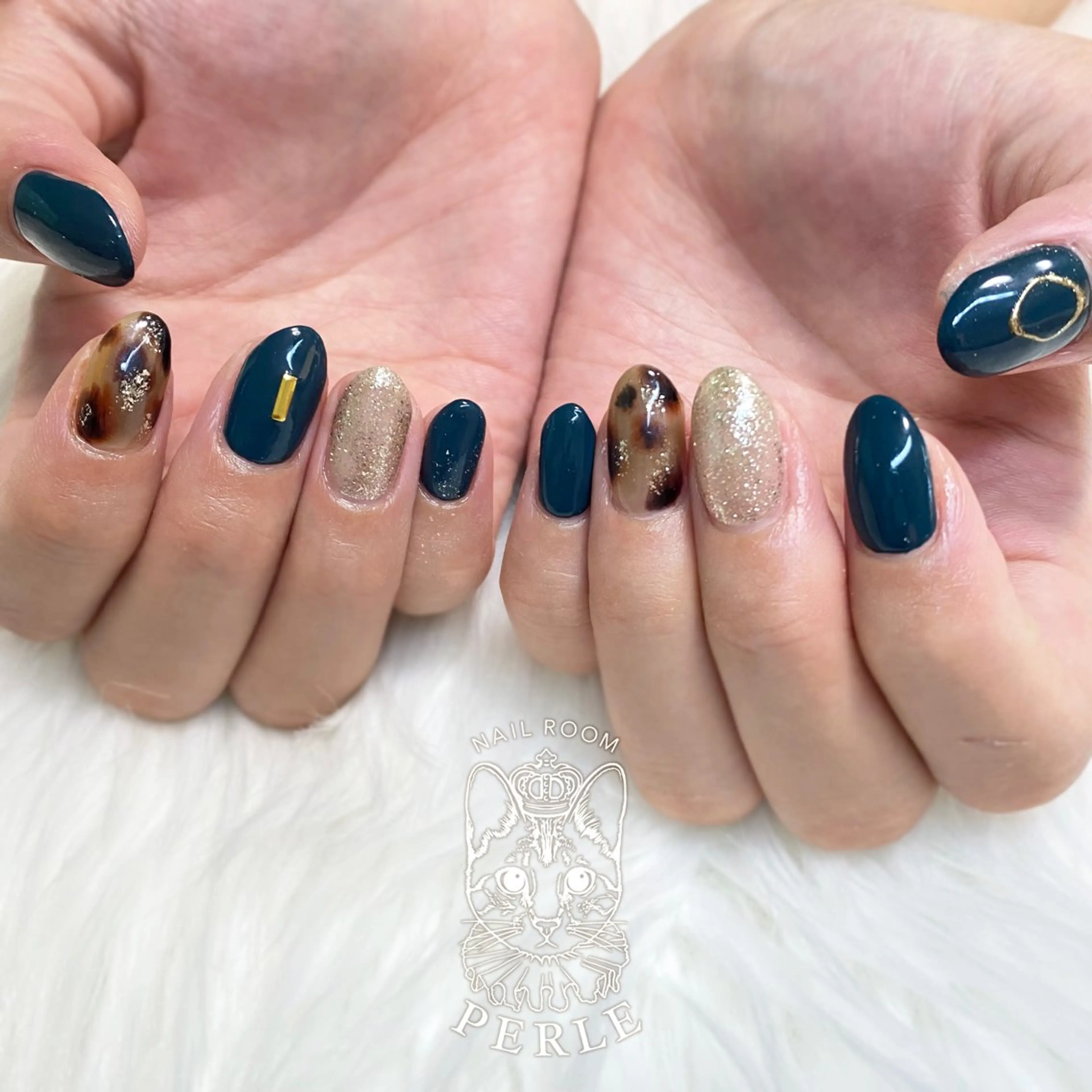 ネイル ハンドネイル nail room Perleのネイルデザイン