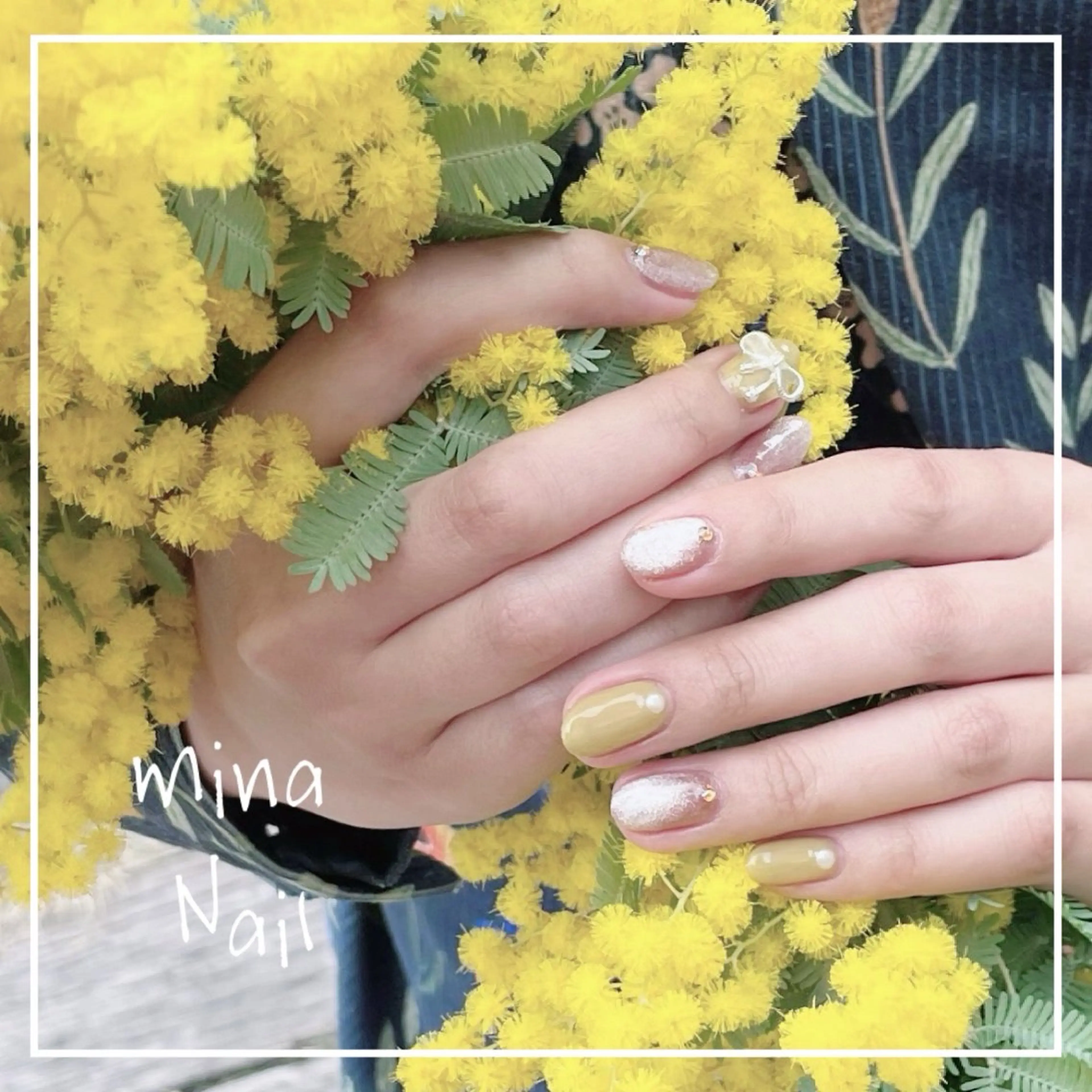 ネイル マグネットネイル mina Nailのネイルデザイン