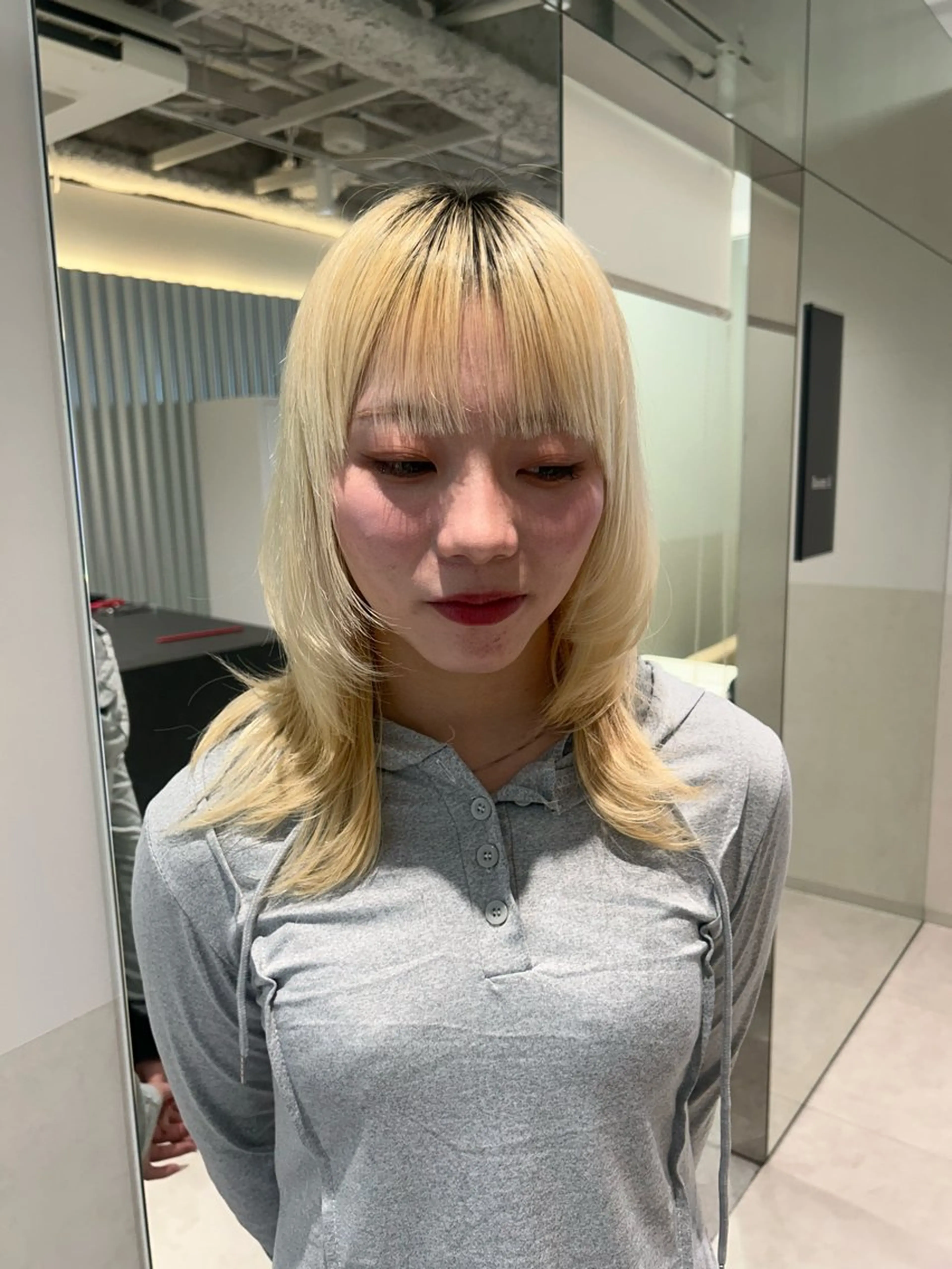 ミディアム 🤍垢抜け♡透明感 カラーmoeka🤍のヘアスタイル