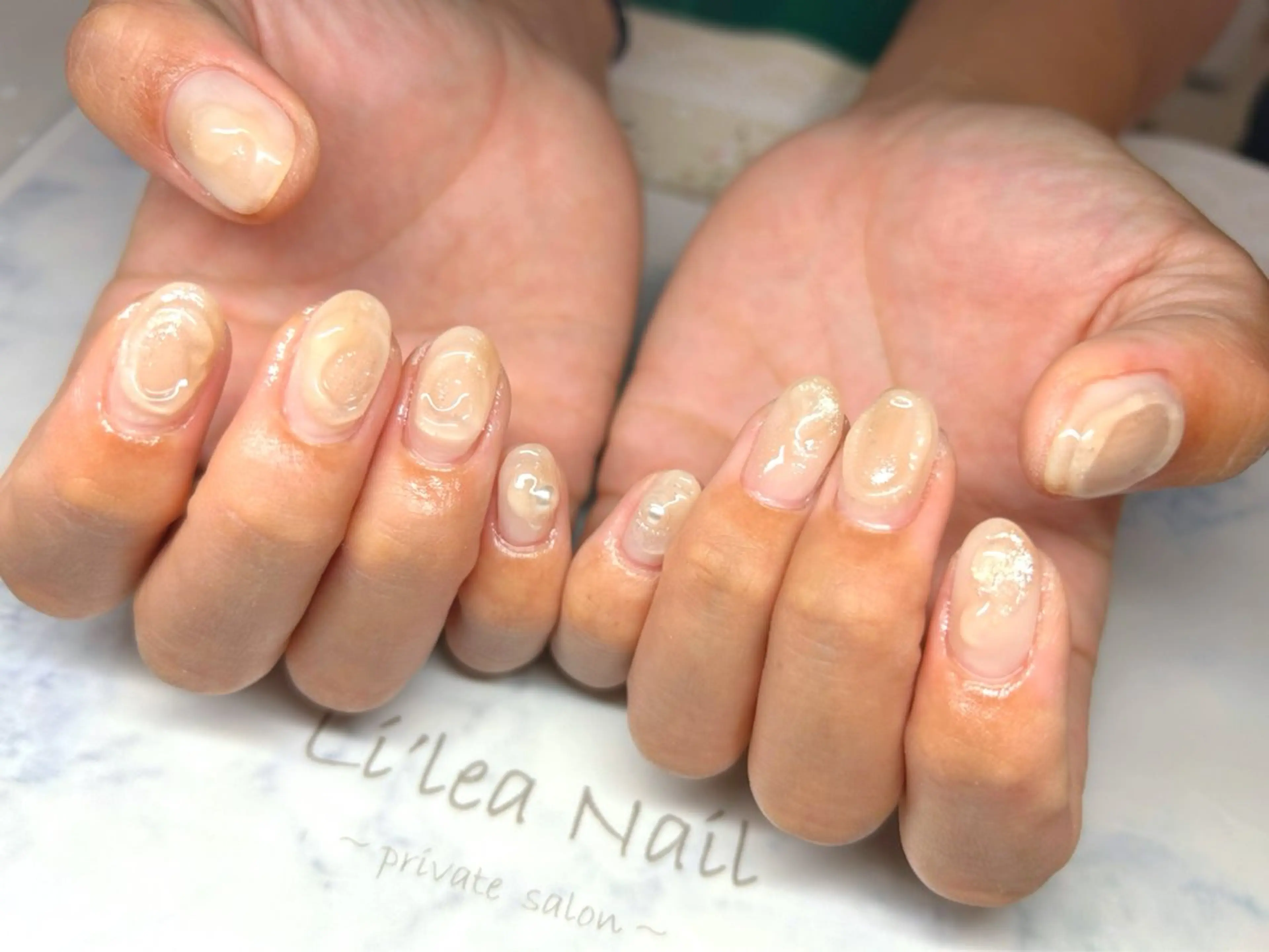 ネイル ハンドネイル Li'leaNail AINAのネイルデザイン