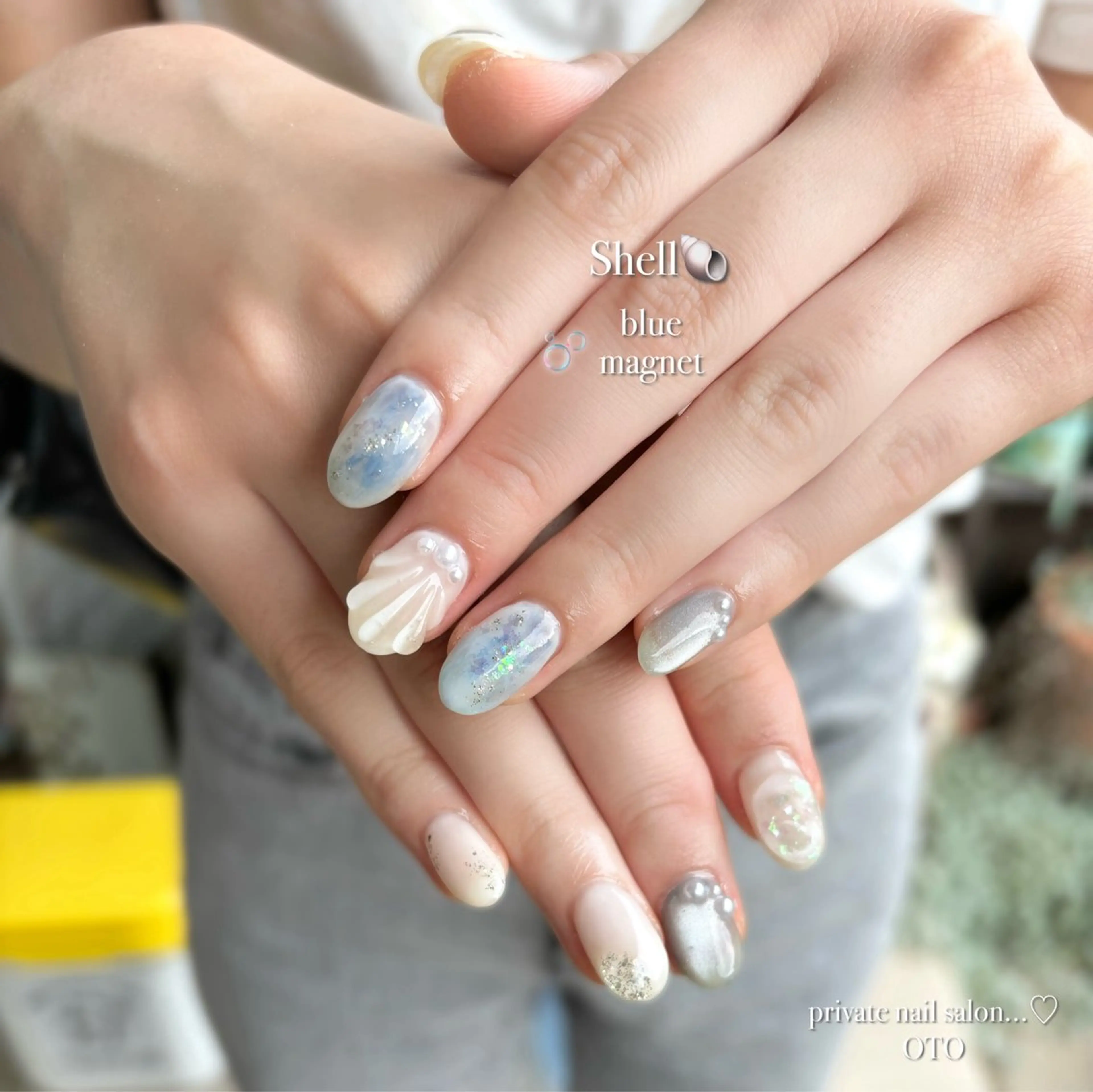 ネイル 持ち込み ニュアンスネイル ハンドネイル ayaca ♡のネイルデザイン