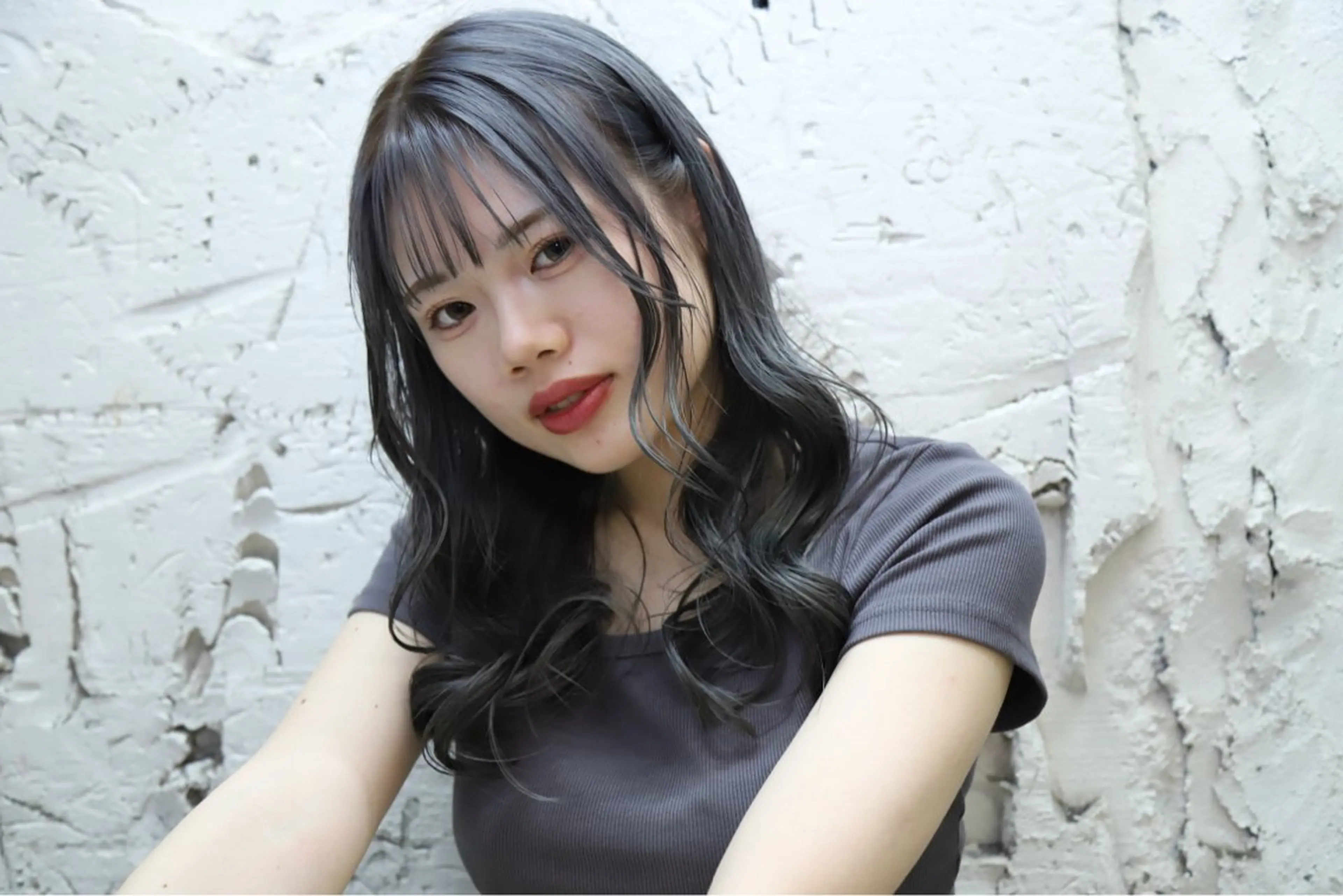 ロング 中山 泰徳のヘアスタイル