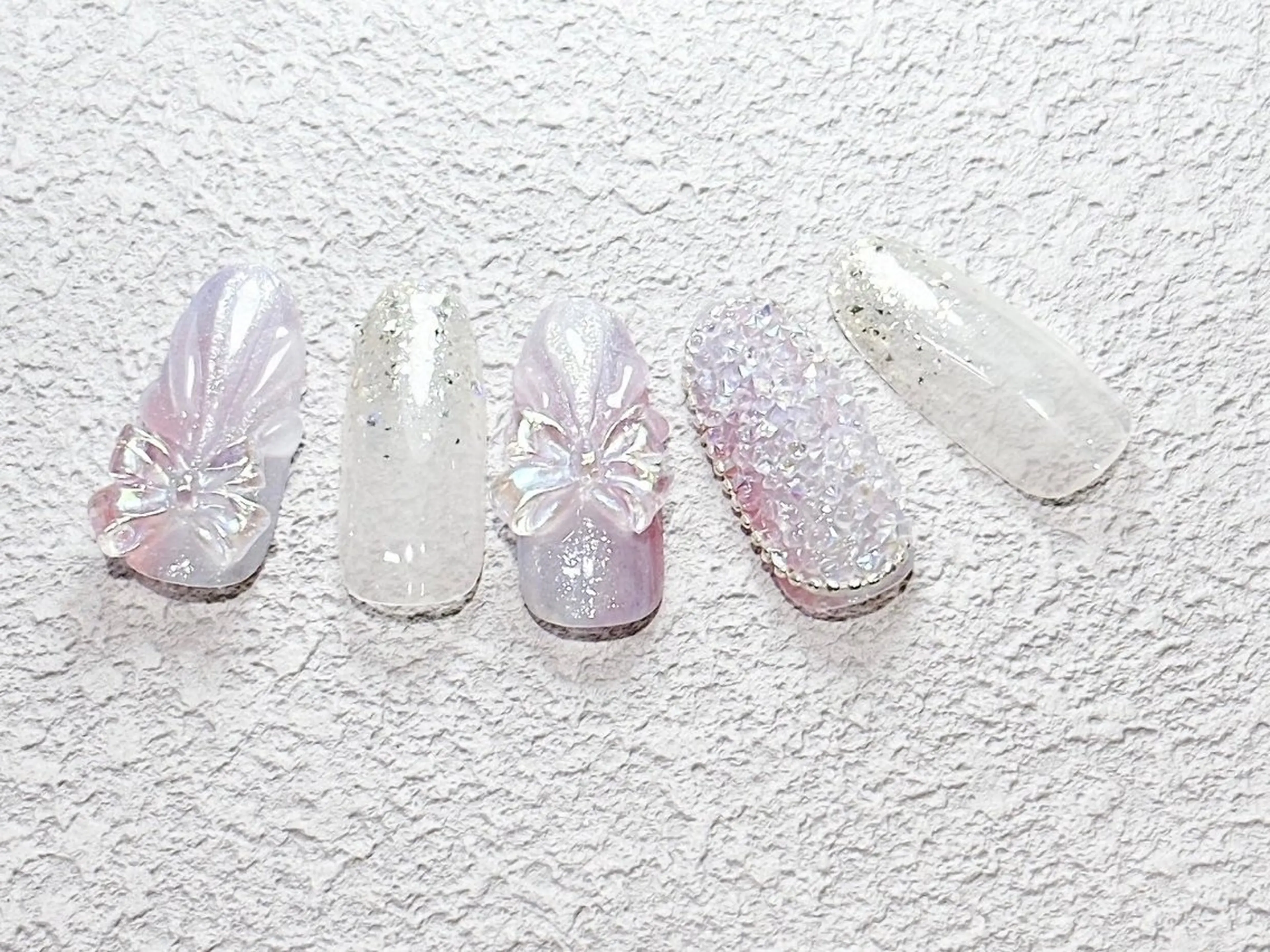 ネイル フットネイル ジェルネイル マグネットネイル 持ち込み ニュアンスネイル ネイルサロン パールのネイルデザイン