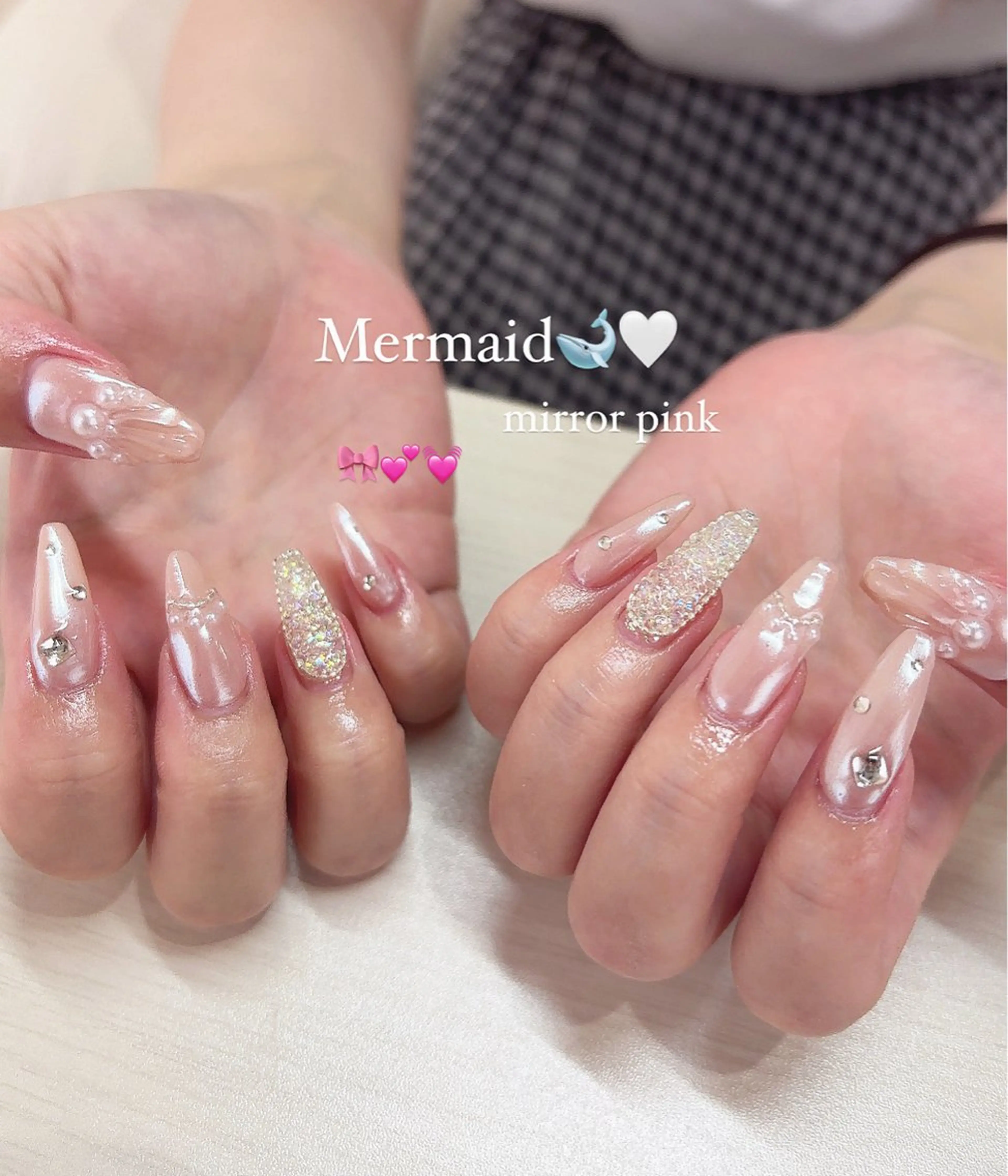 ネイル ミラーネイル ハンドネイル beautiful meみくのネイルデザイン