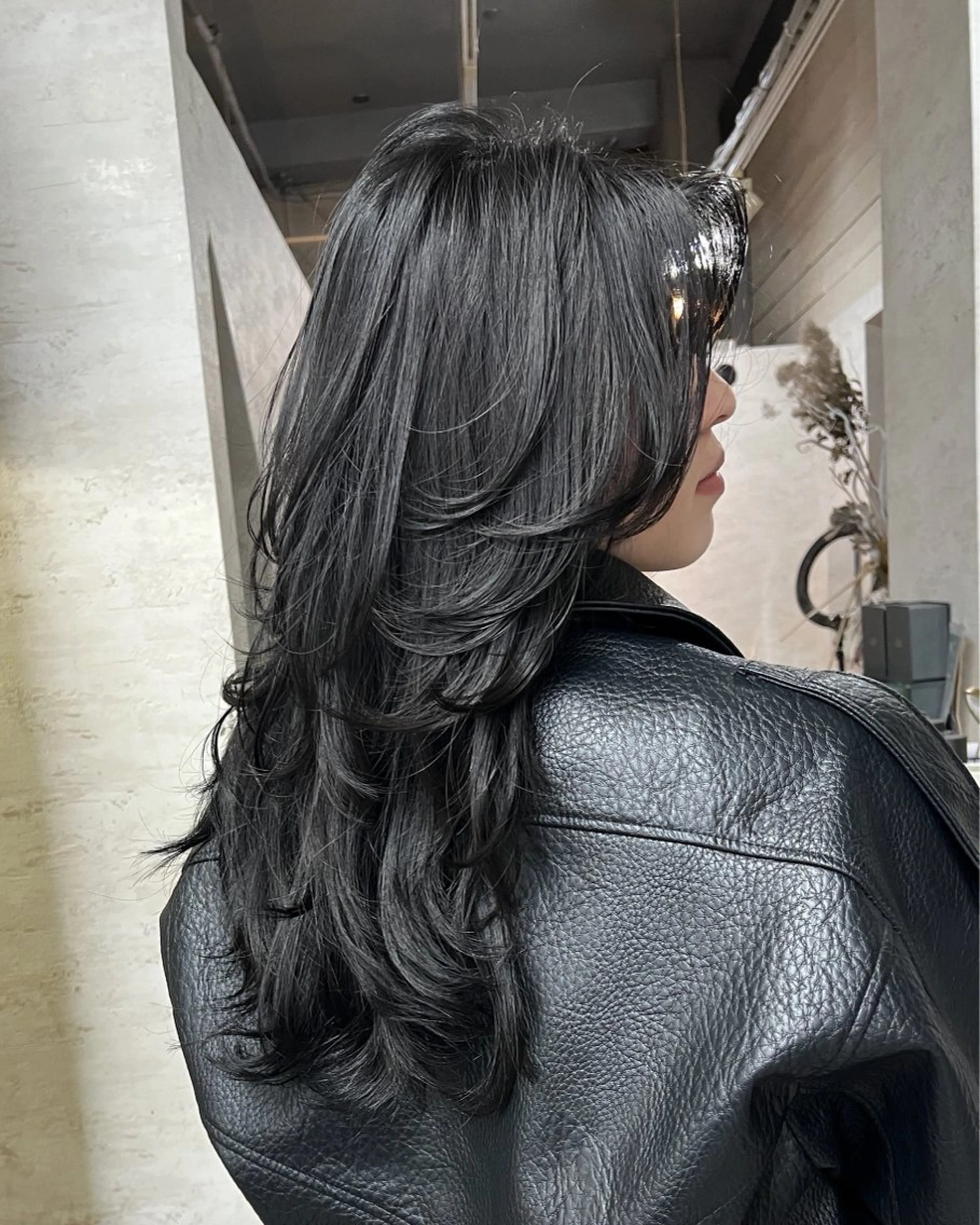 ロング カット ヘアカラー トリートメント 縮毛矯正/レイヤー カットtomonaのヘアスタイル
