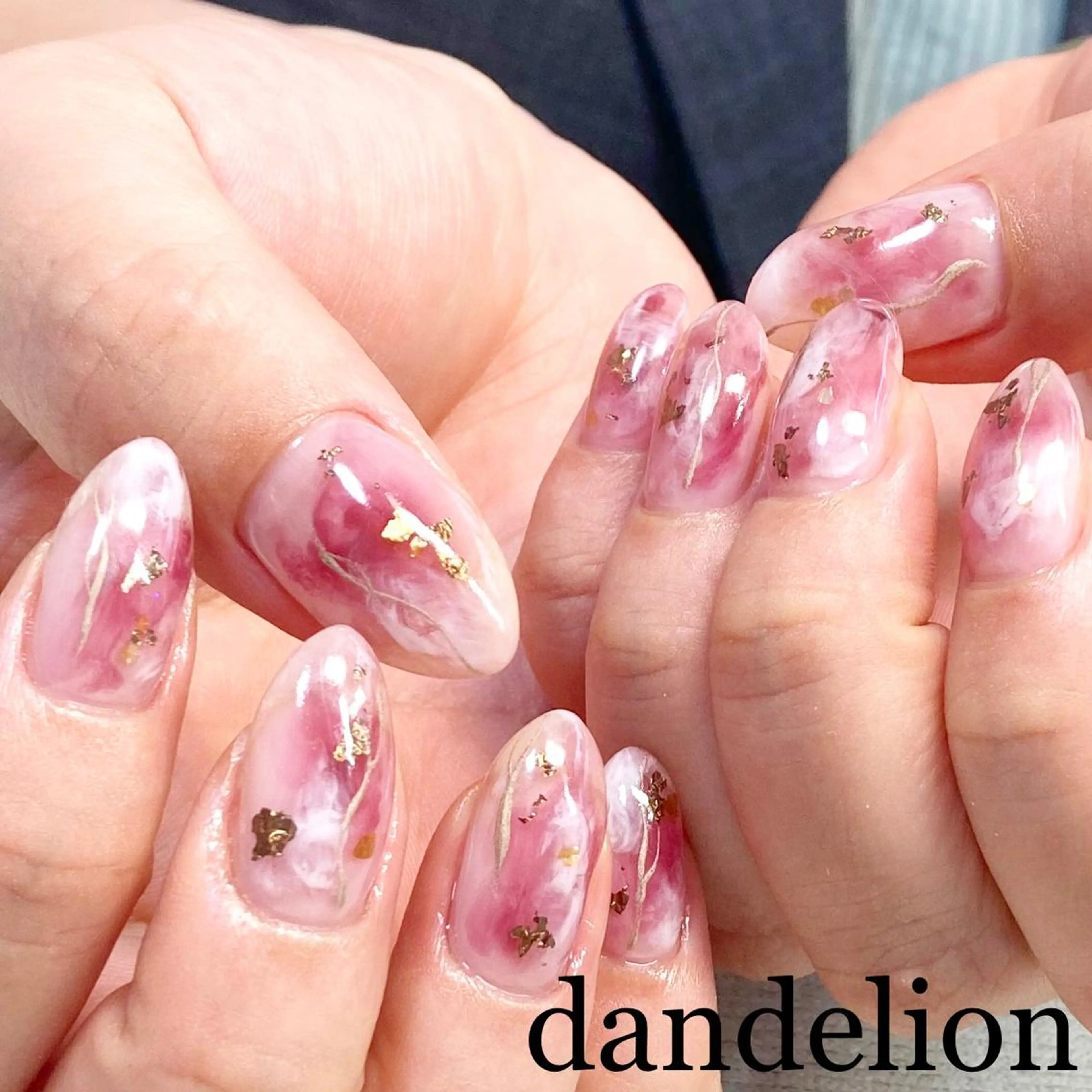 ネイル ハンドネイル ハンドケア dandelion ダンデライオンのネイルデザイン